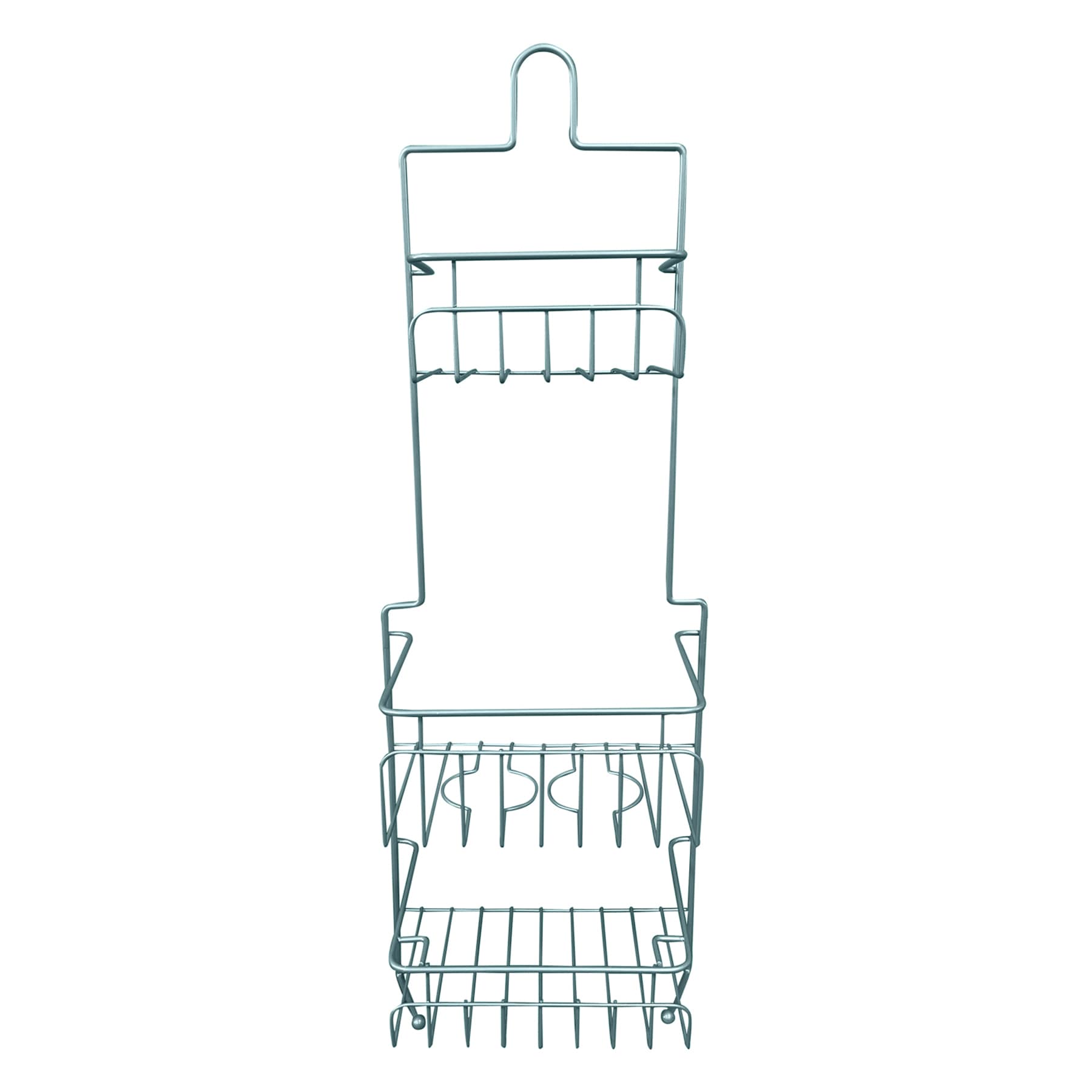 Silver Metal Shower Caddy, 26"