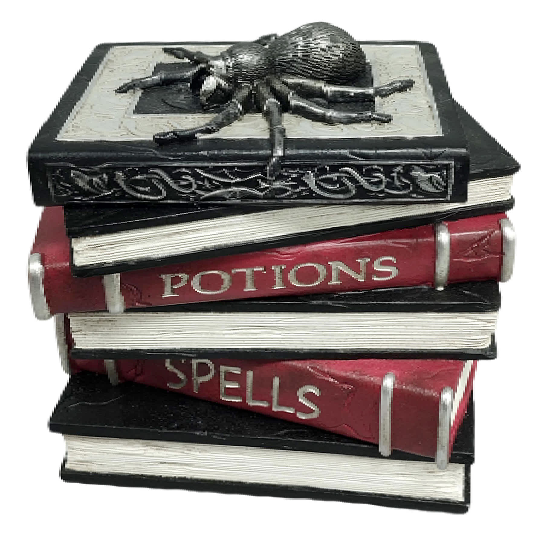 Spellbound Books with Spider, 7.4"