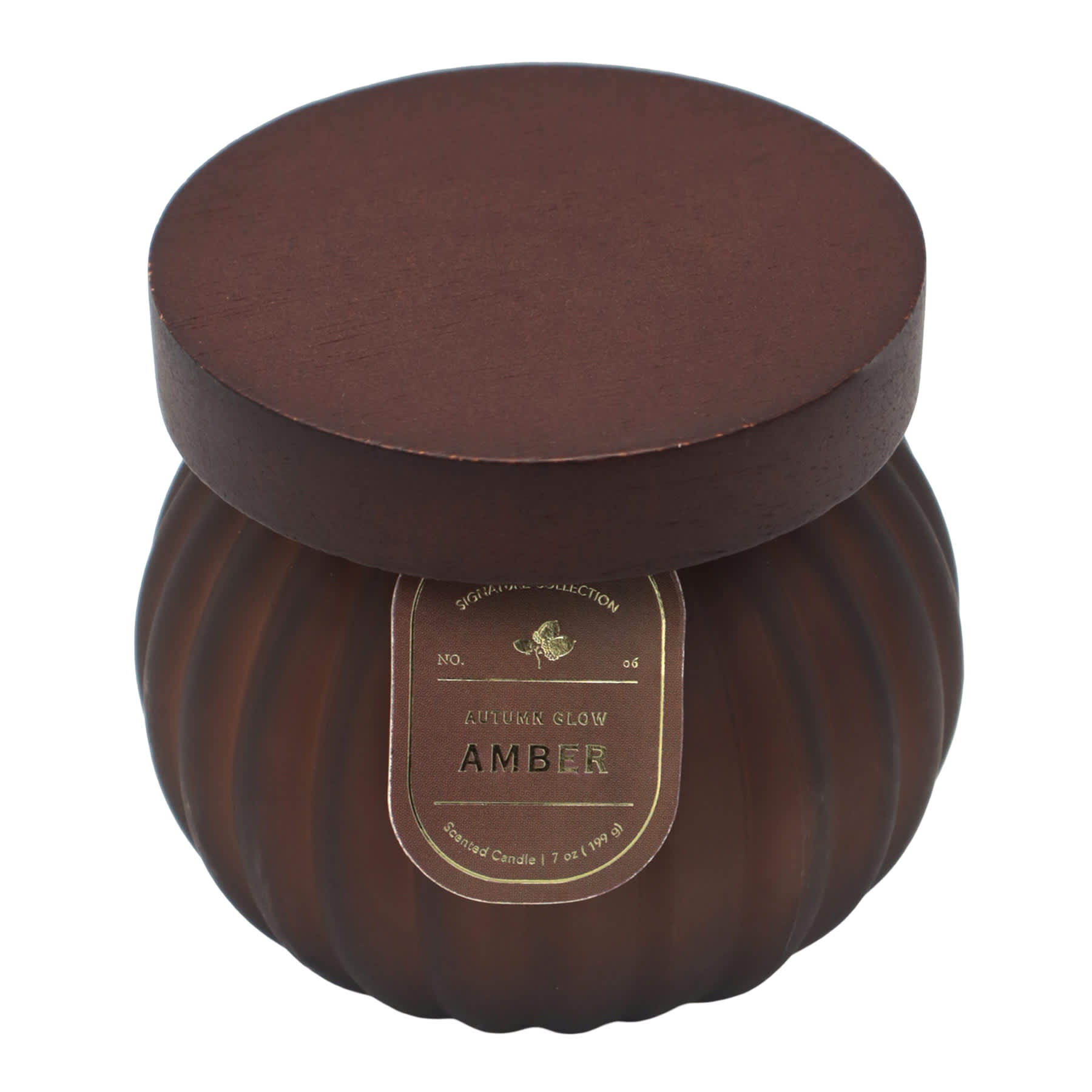 Autumn Glow Amber Scented Jar Candle, 7oz