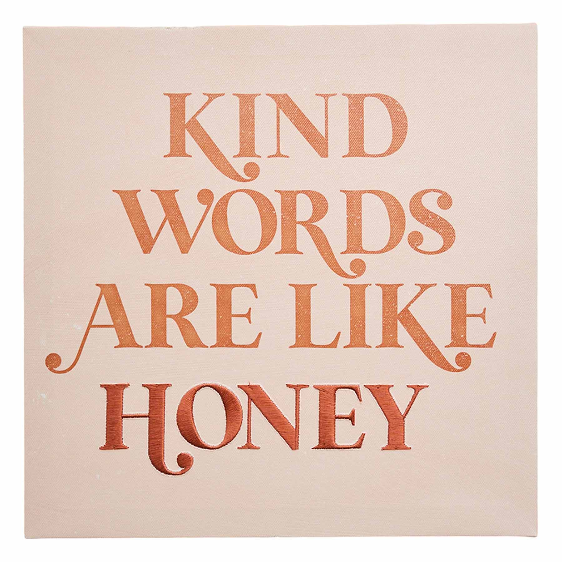 Soul Searcher Kind Words Canvas Wall Art, 12"