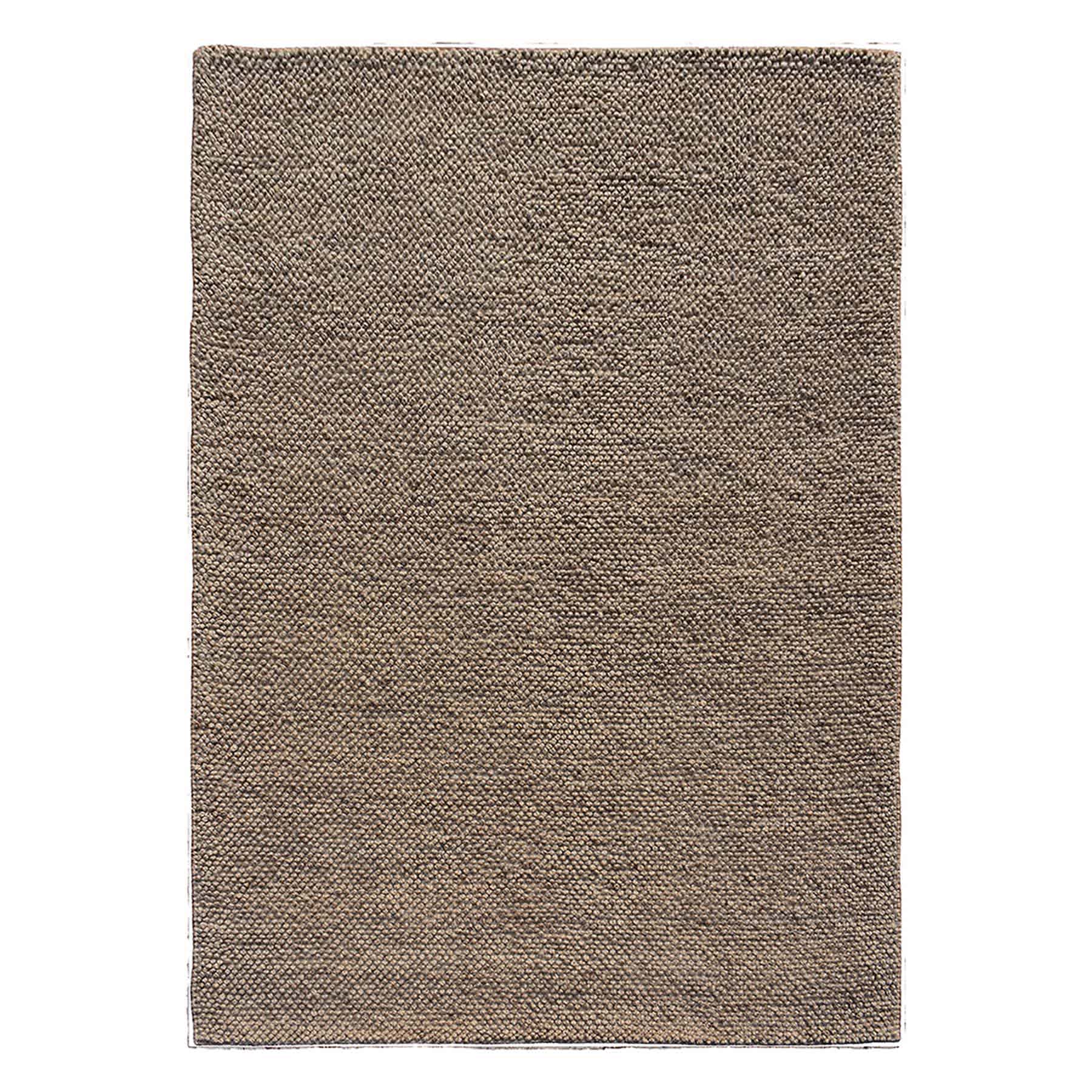 (B770) Gravel Beige Textured Area Rug, 5x7