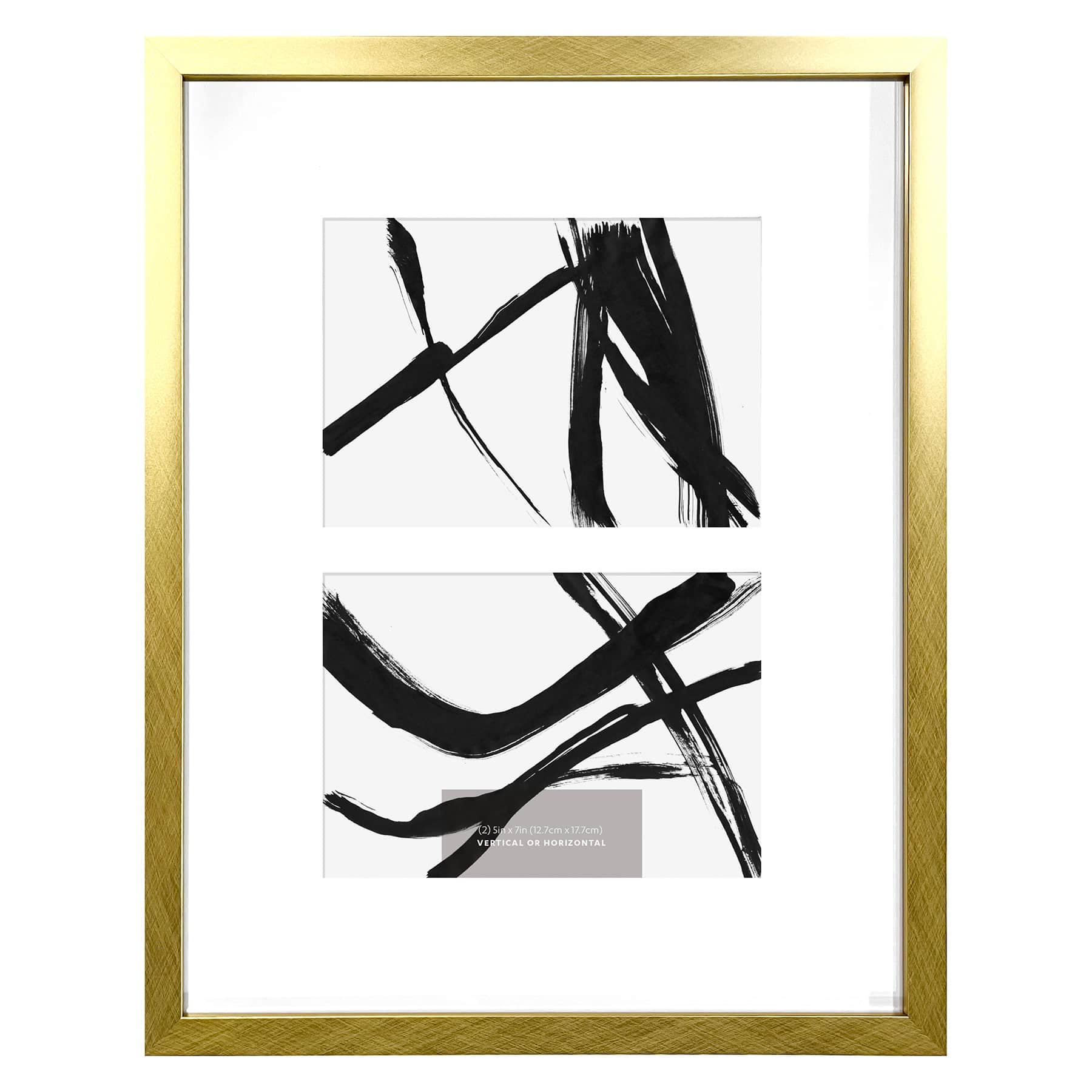 2-Opening Gold Collage Picture Frame, 11x14