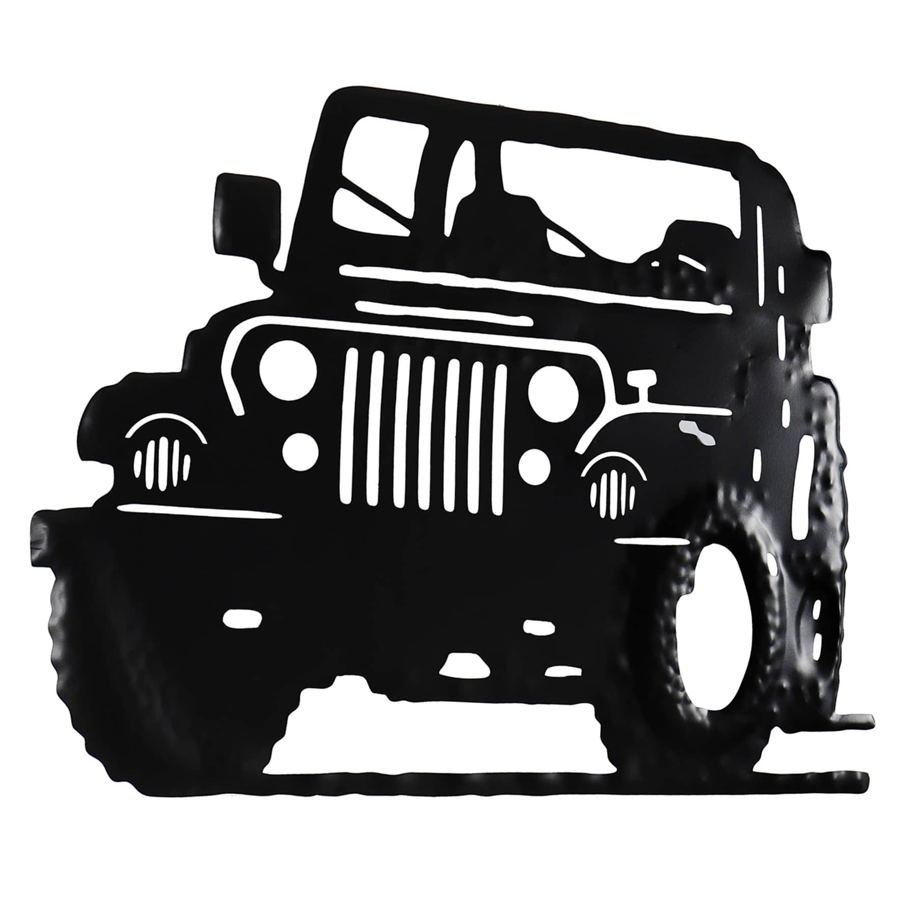 Lake & Lodge Metal Jeep Wall Art, 23x17