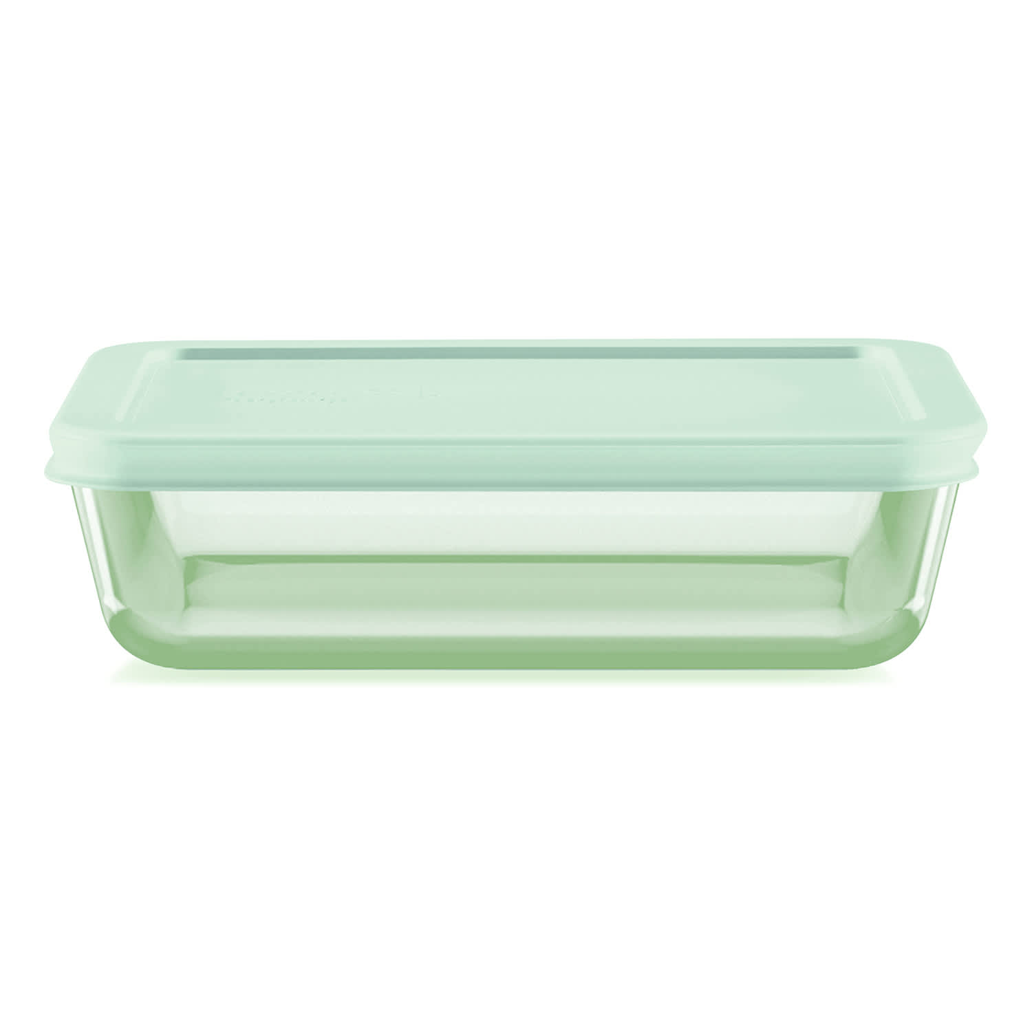 Pyrex Green Glass Rectangle Food Storage Container, 3c