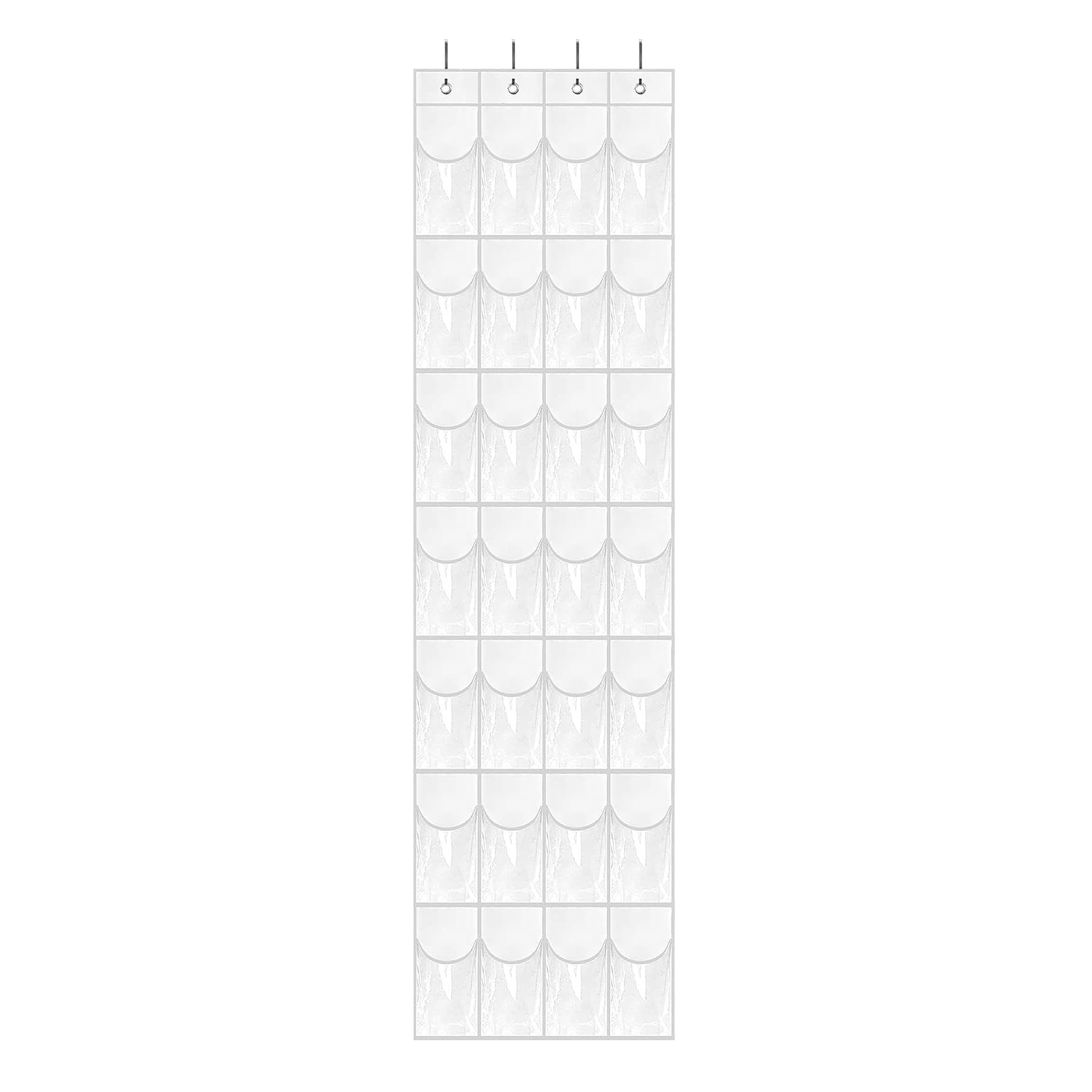 28-Pocket Clear Over The Door Shoe Closet Organizer