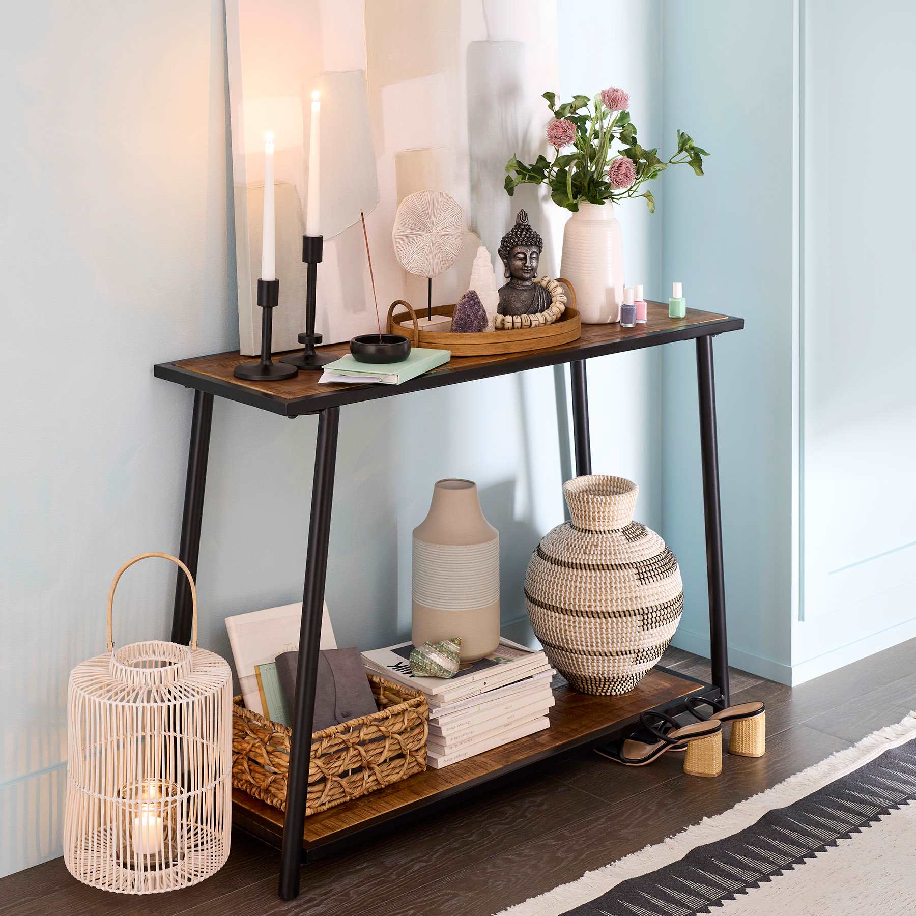 Found & Fable Saffron Console Table