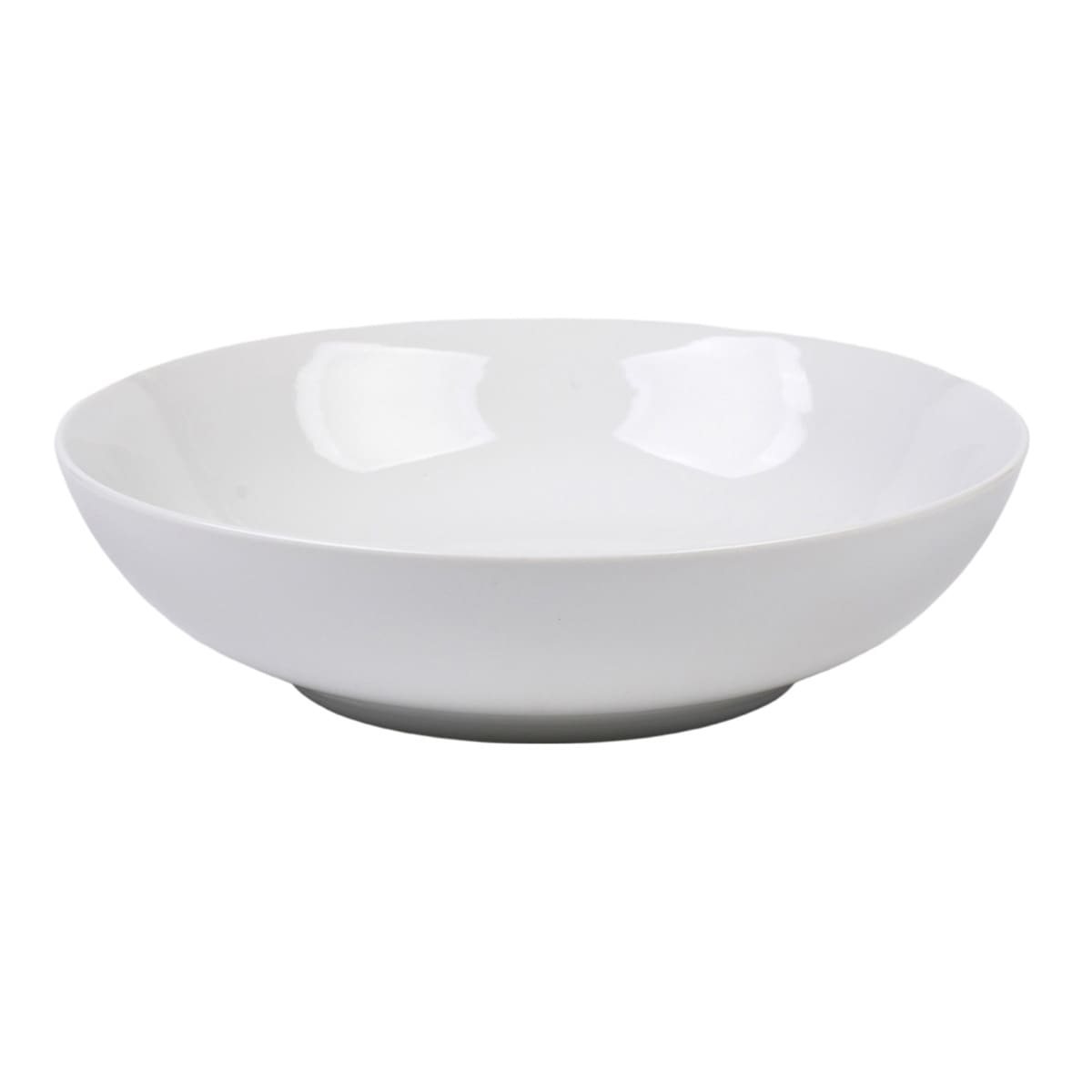 Bistro Super White Round Porcelain Serve Bowl, 12"