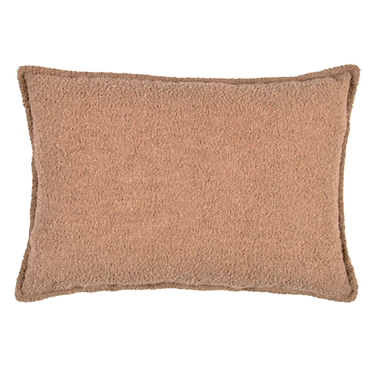 Crosby St. Brown Soft Textured Boucle Throw Pillow, 14x20