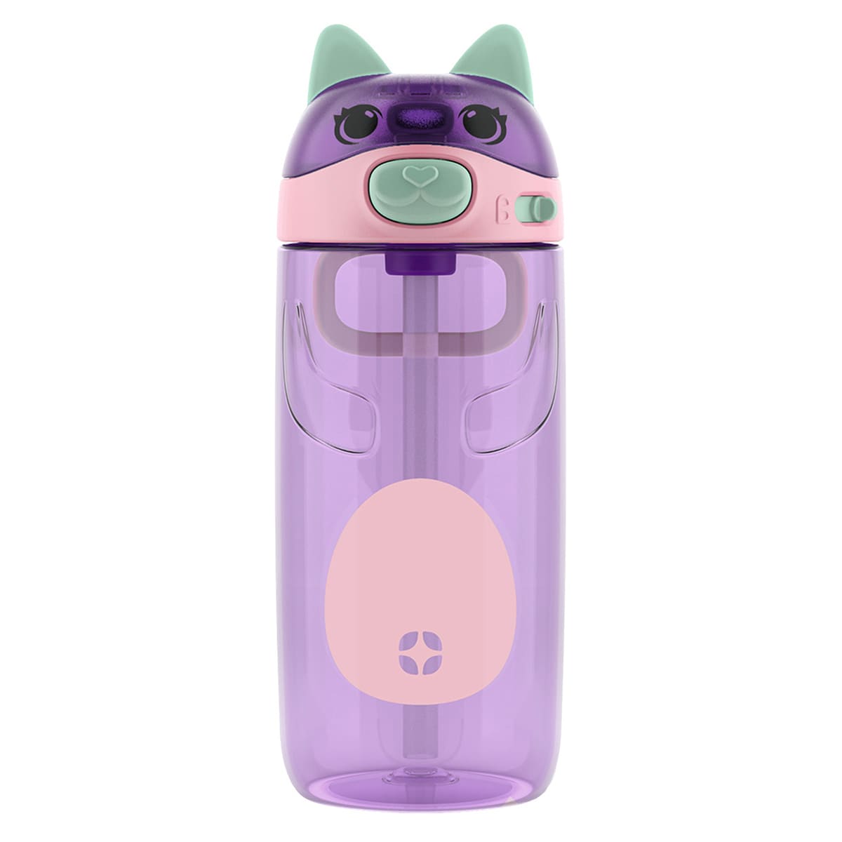 Ellie Cat Tritan Kids Water Bottle, 16oz