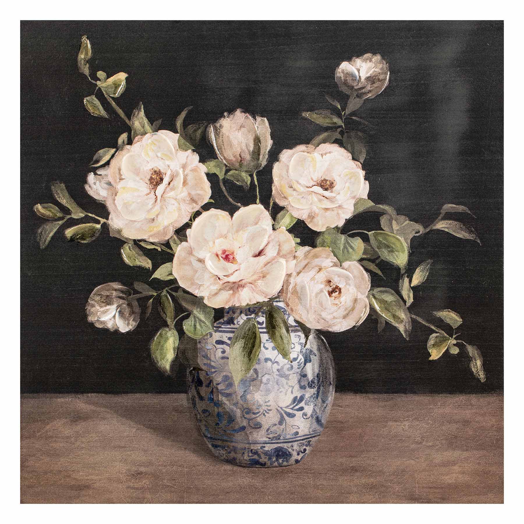 Floral Vase Wall Art, 24"