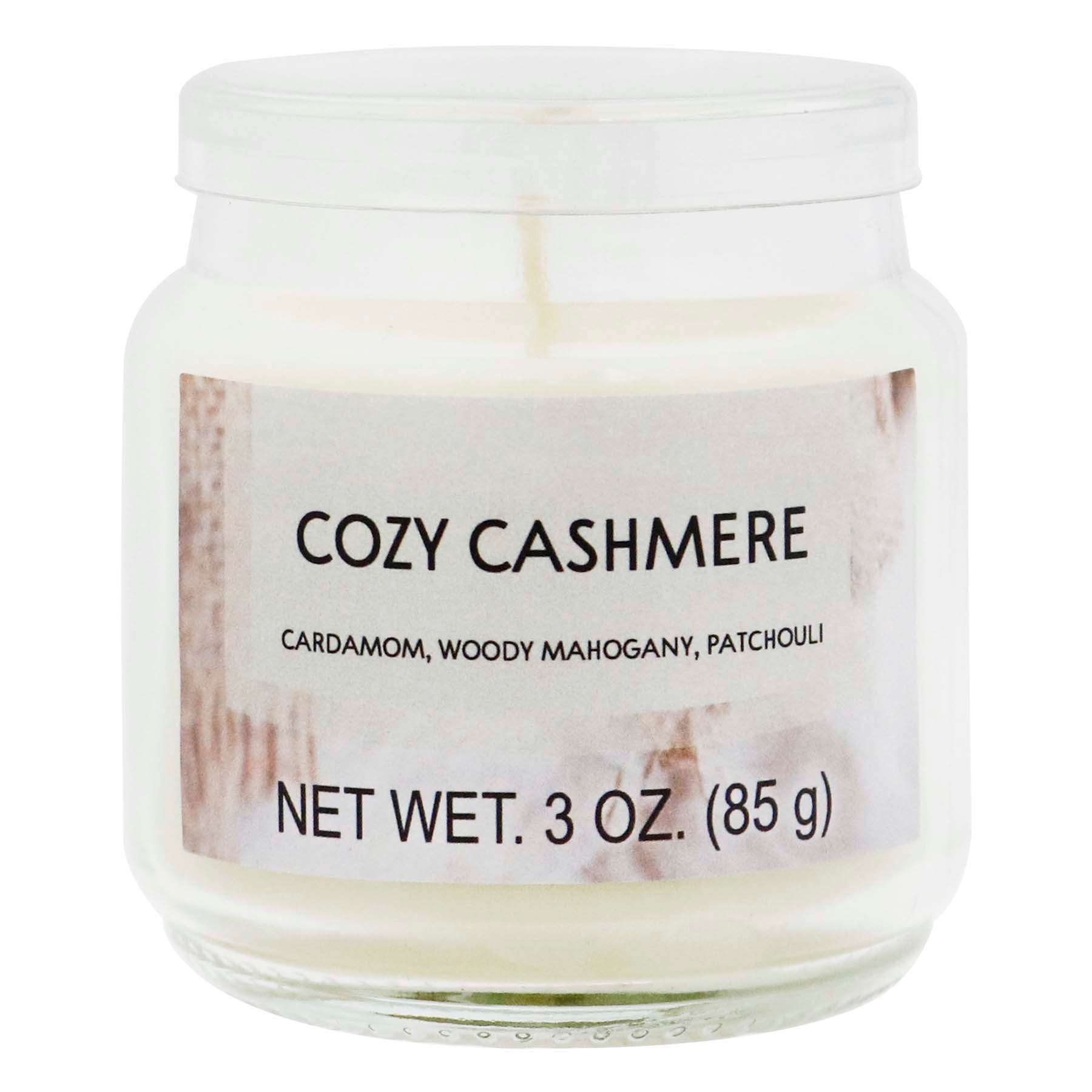 Cozy Cashmere Scented Jar Candle, 3oz
