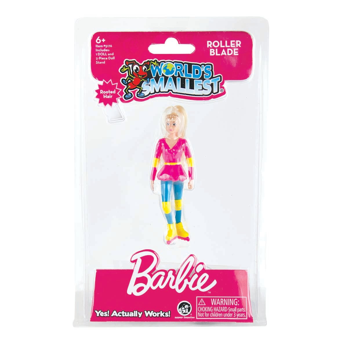 Worlds Smallest Posable Barbie Rollerblade Cowgirl