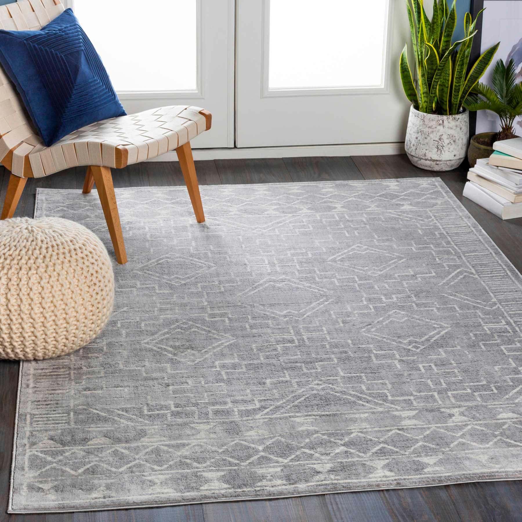 (D497) Roma Grey Global Runner, 2x7