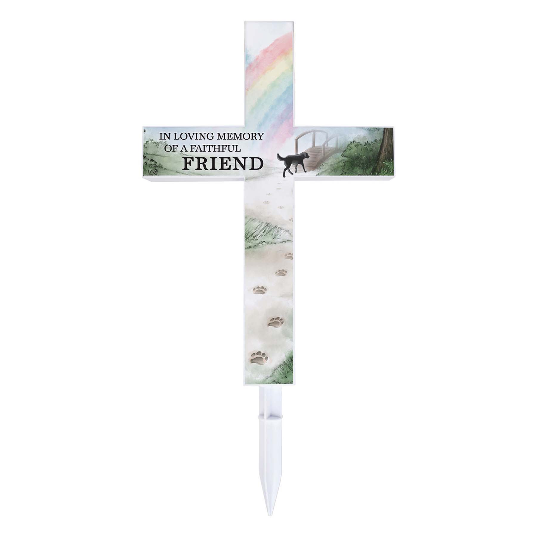 Dog Memorial Solar Yard Stake, 20"