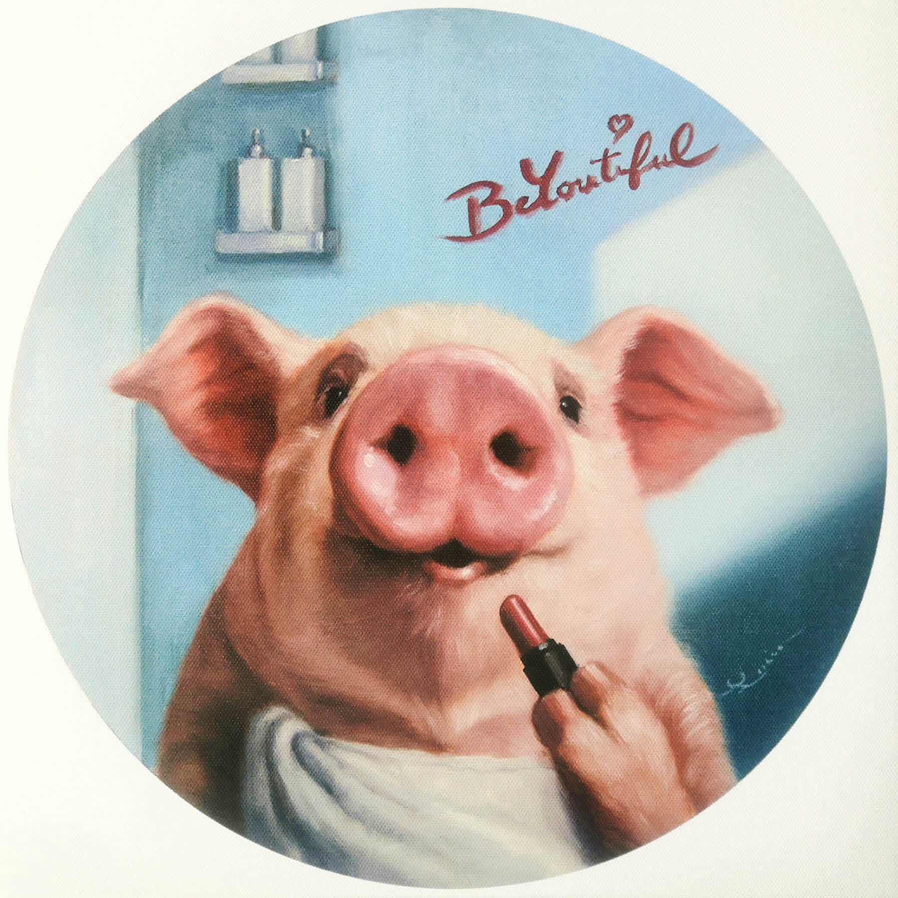 Charlottes Night Canvas Wall Art, 12"