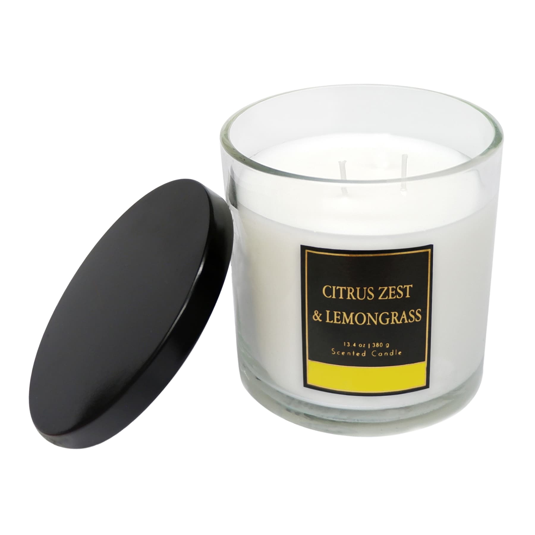 Citrus Zest & Lemongrass Scented Jar Candle, 13.4oz