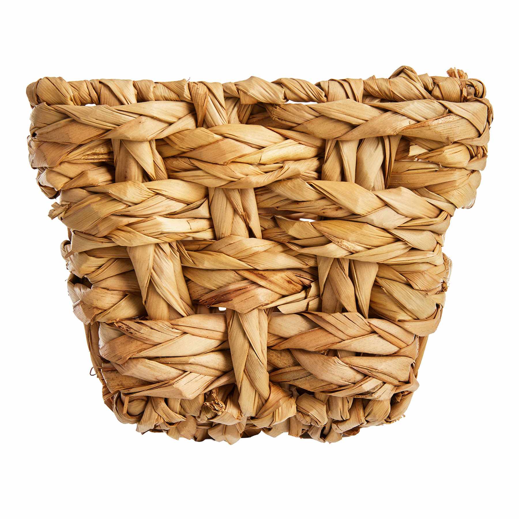 Tapered Rectangle Braided Paper Rope Storage Basket