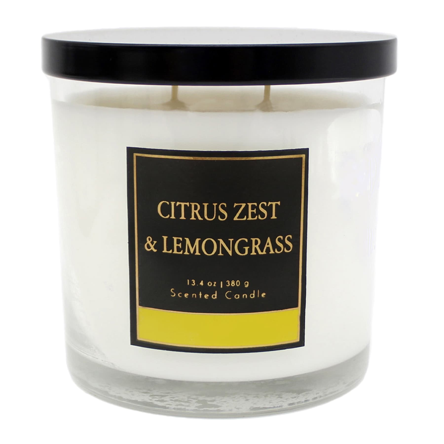 Citrus Zest & Lemongrass Scented Jar Candle, 13.4oz