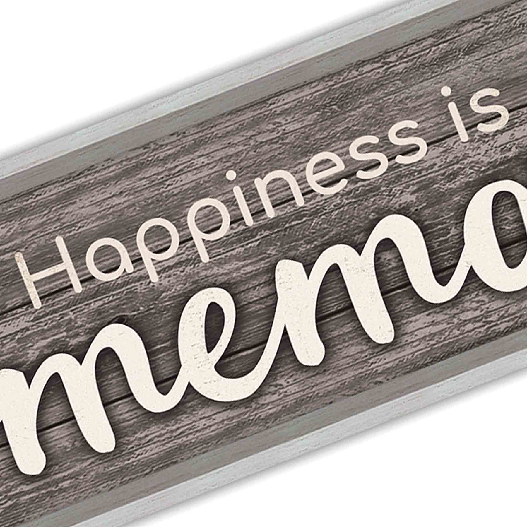 Framed Happiness Is Homemade Wall Sign, 8x30