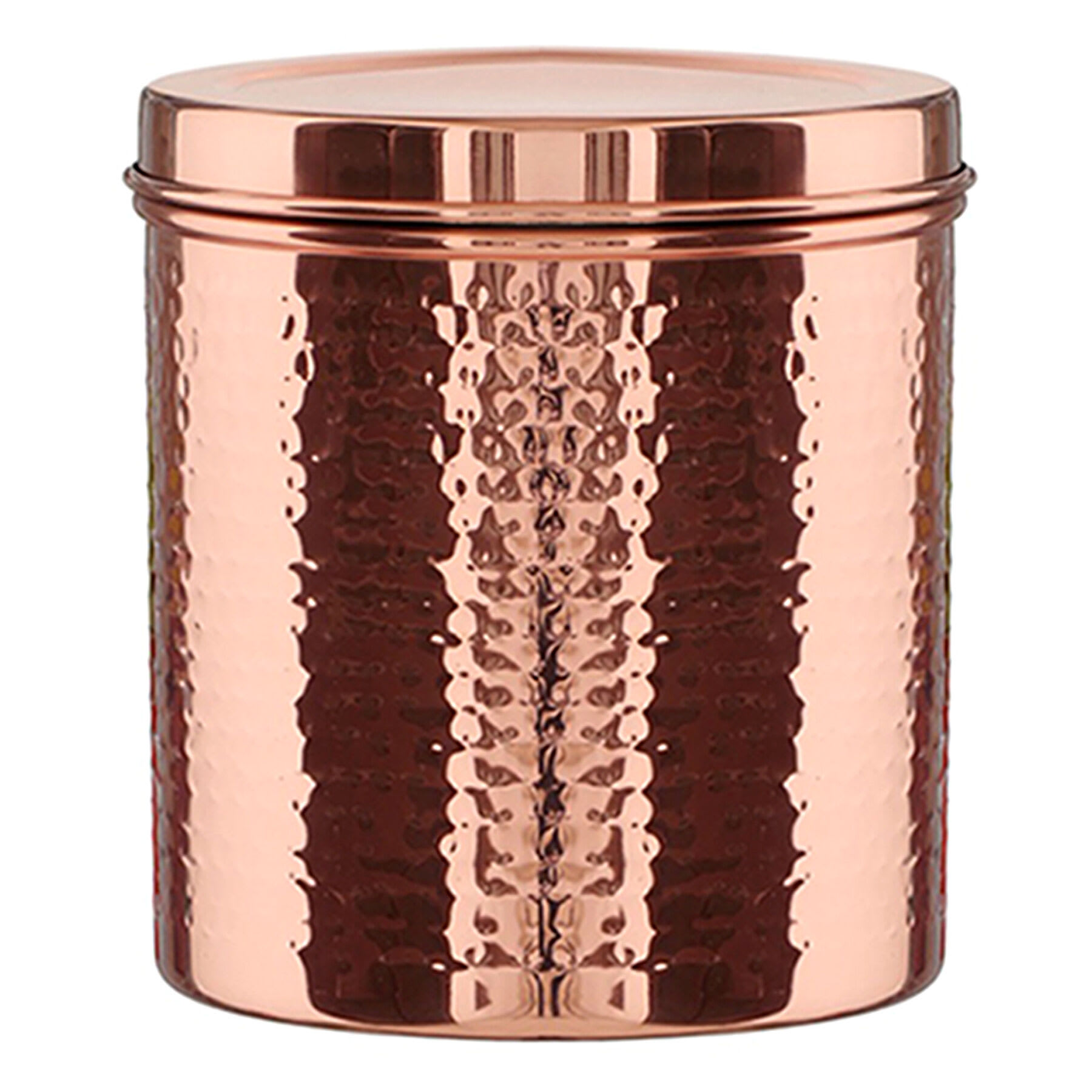 Found & Fable Set of 3 Hammered Copper Canisters