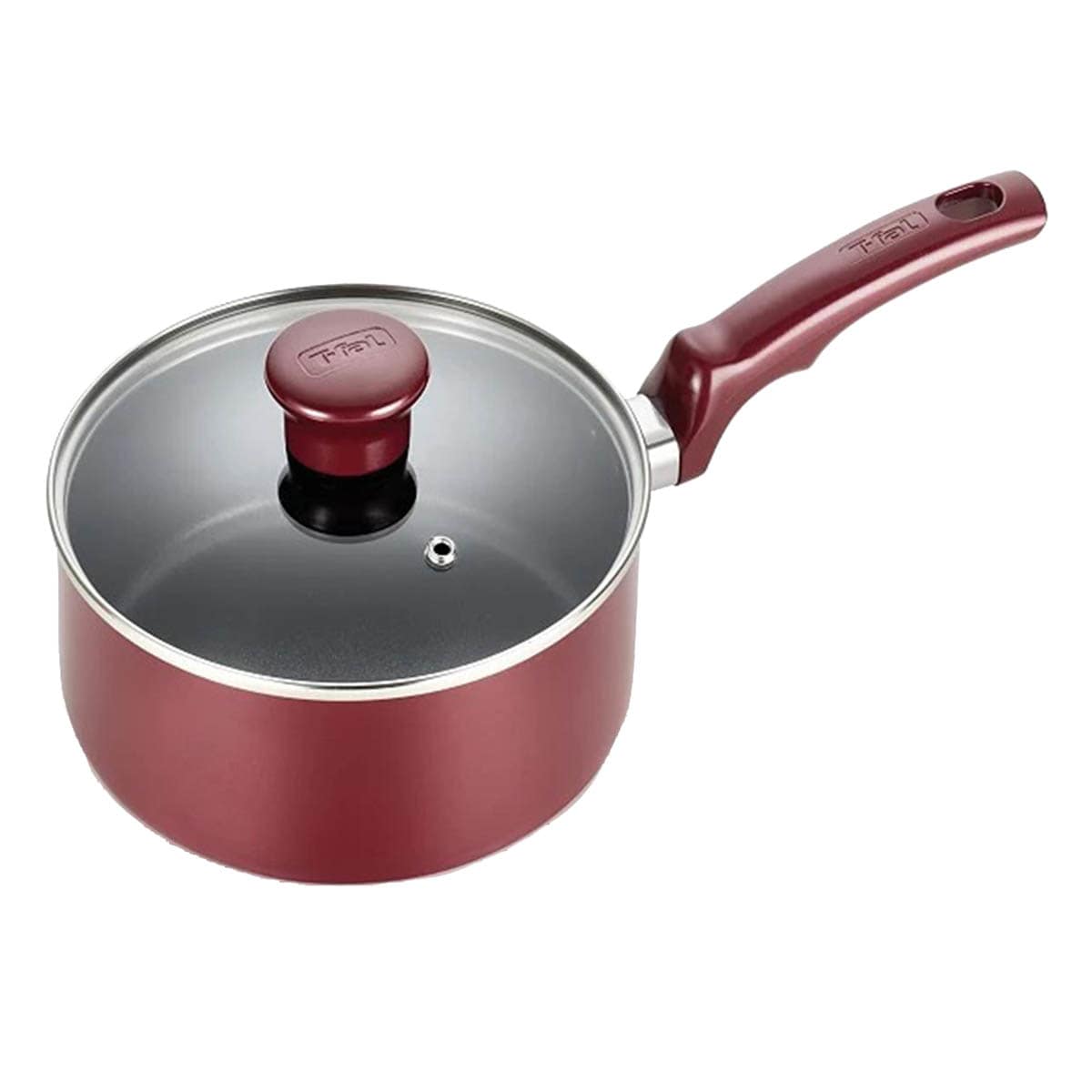 T-Fal Essentials Red Sauce Pan, 3qt