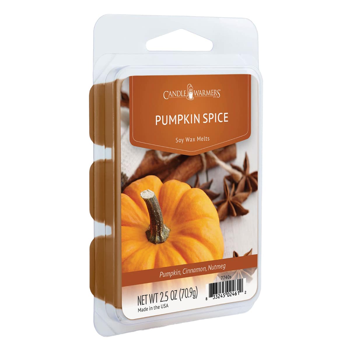 Pumpkin Spice Scented Wax Melts, 2.5oz