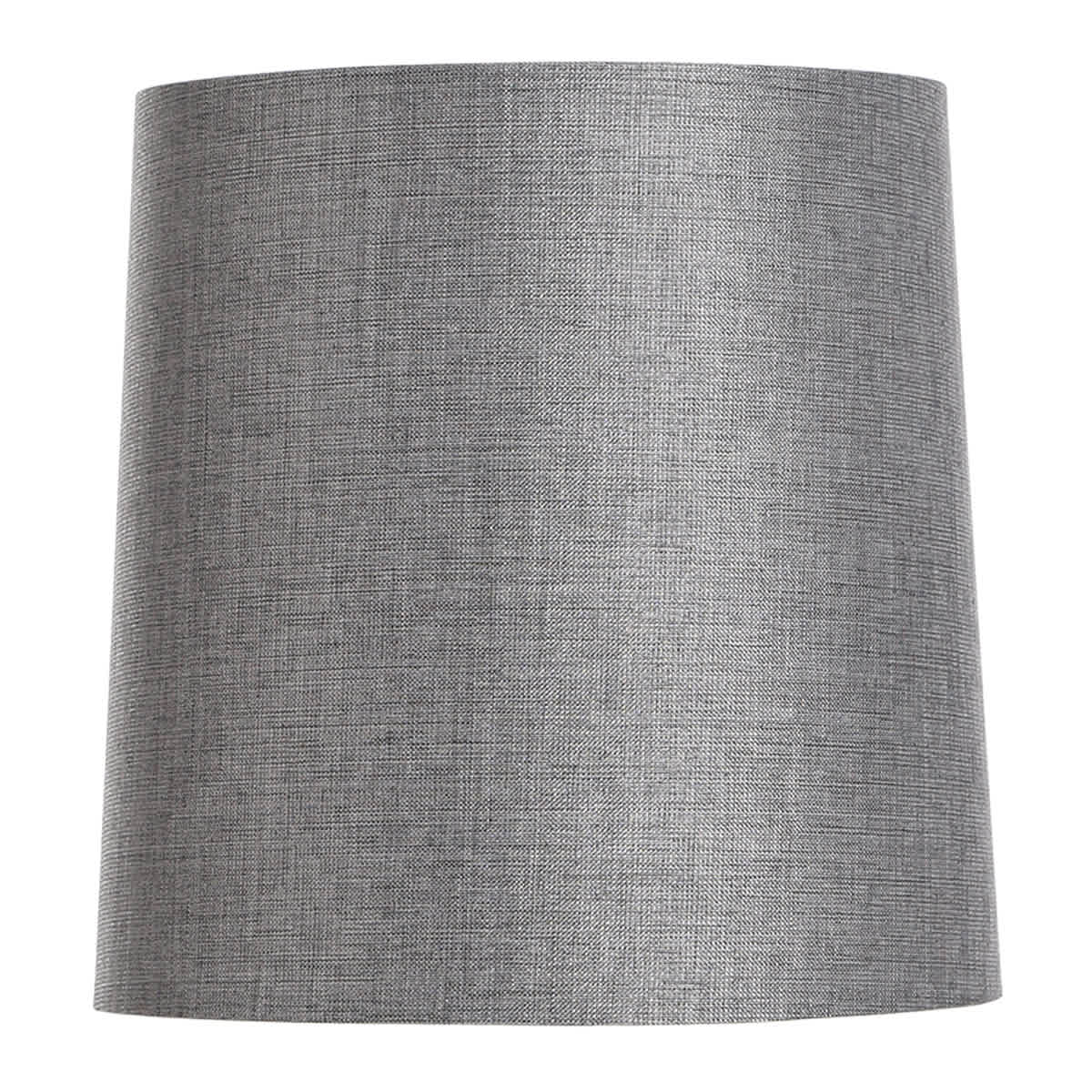 Metallic Grey Small Table Lamp Shade, 8x9x9