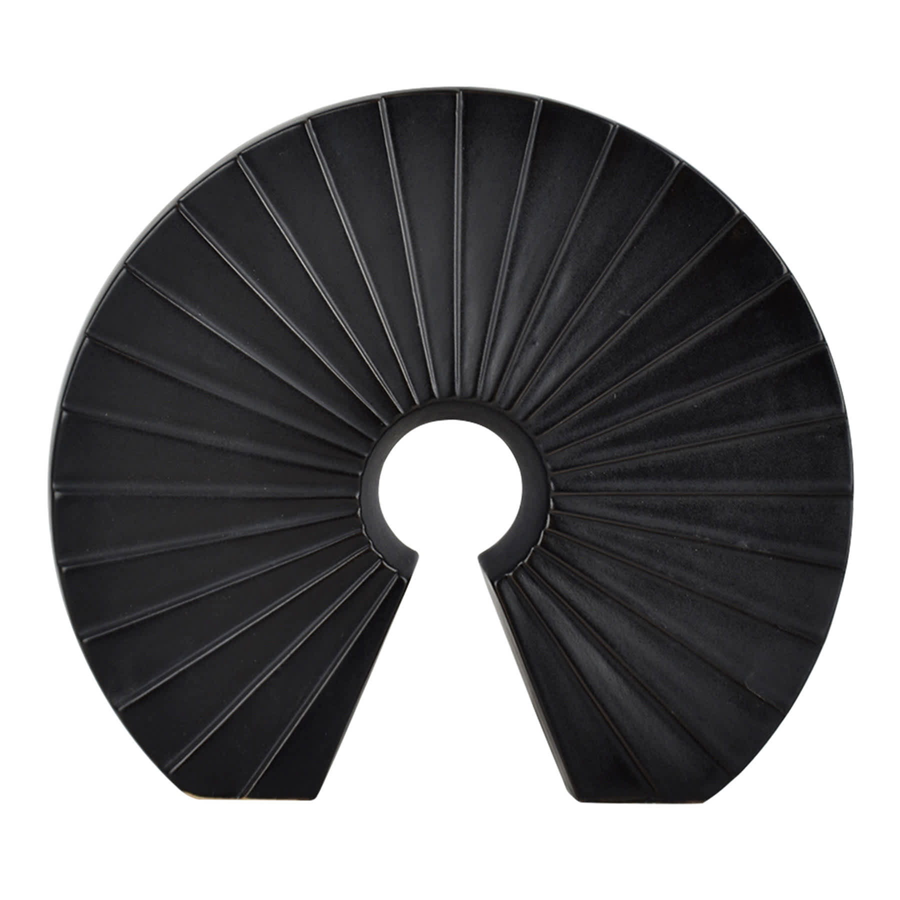 Crosby St. Black Round Arch Figurine, 9.5"