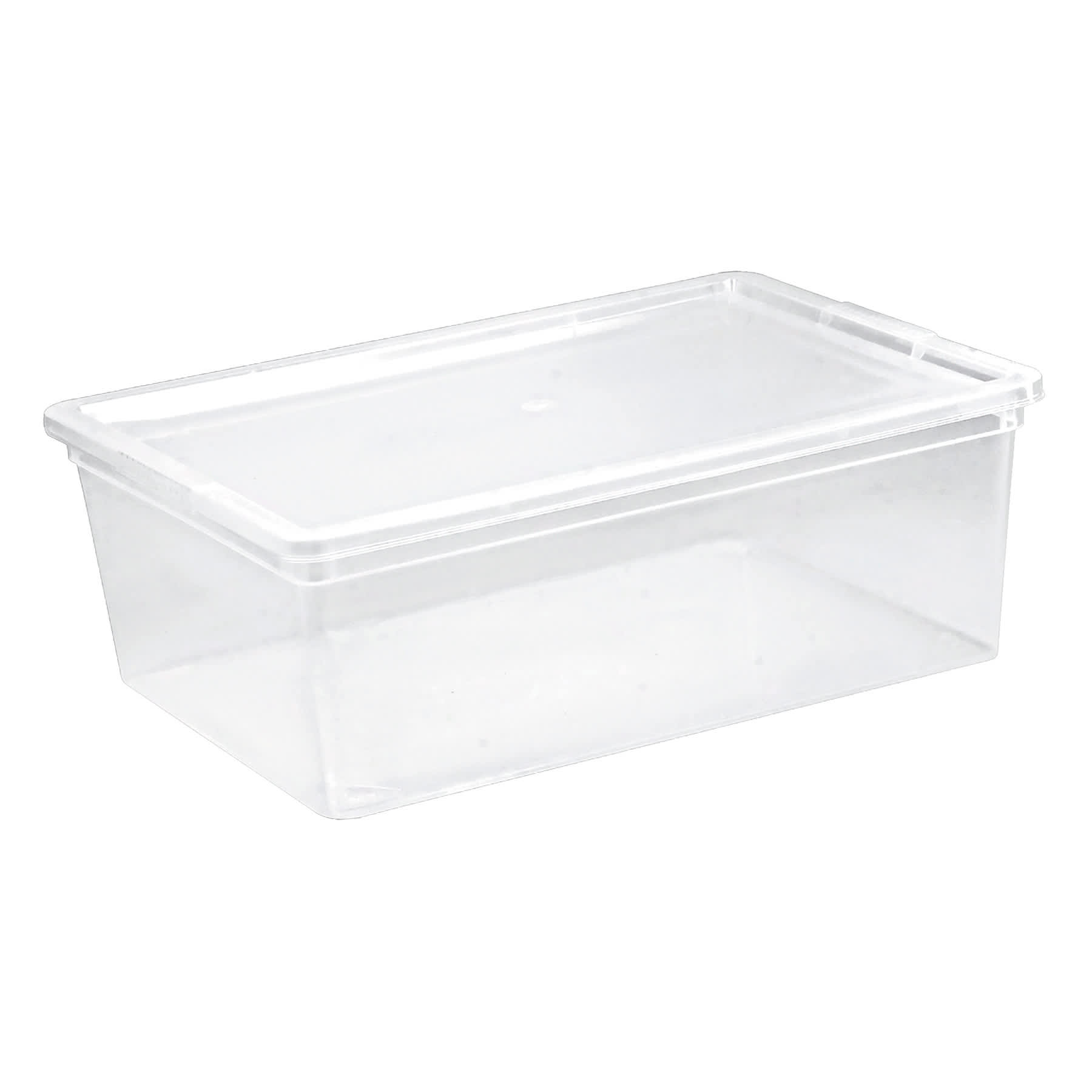Clear Storage Container with Lid, 18l