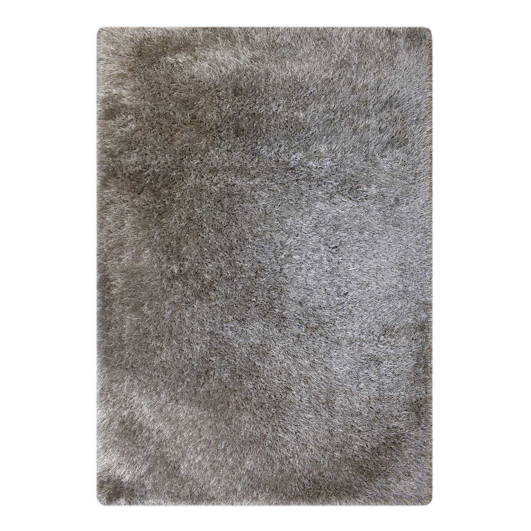 (C199) Eve Silver Shag Accent Rug, 3x5