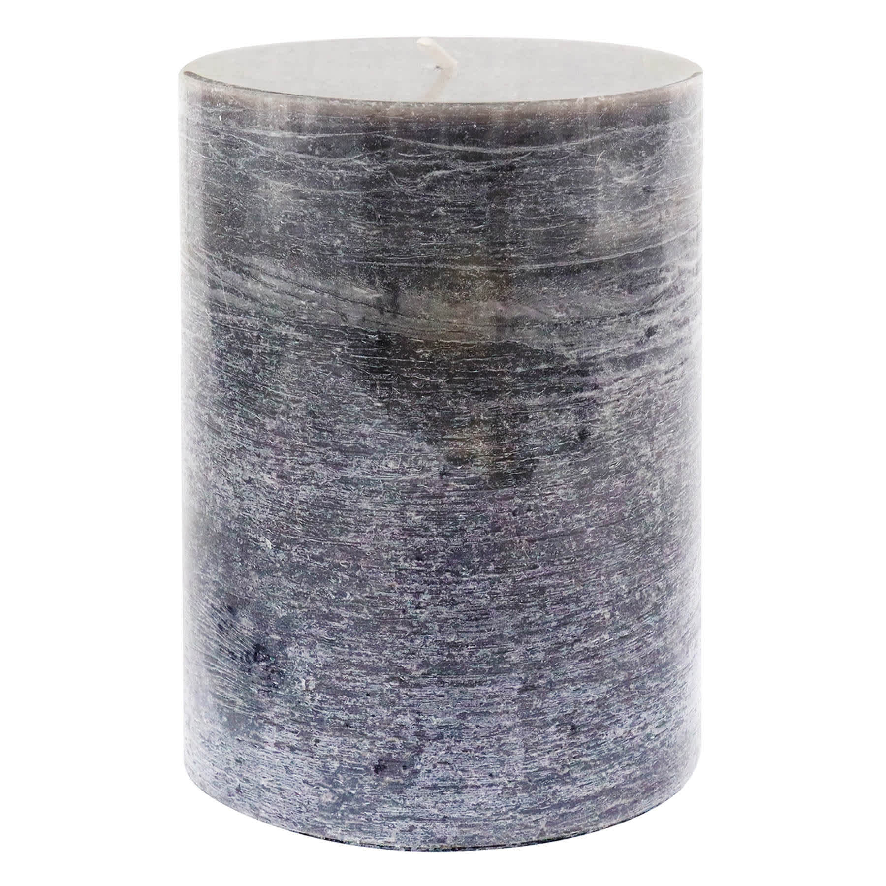 Honeybloom Black Unscented Pillar Candle, 3x4