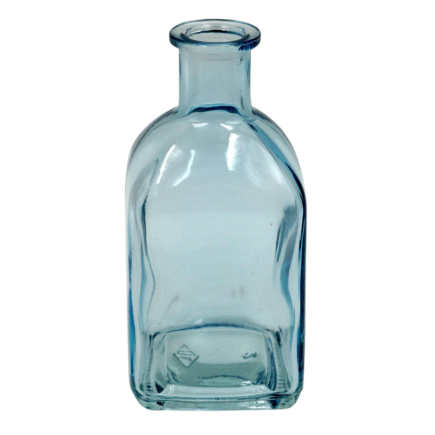 Blue Glass Bud Vase, 5"
