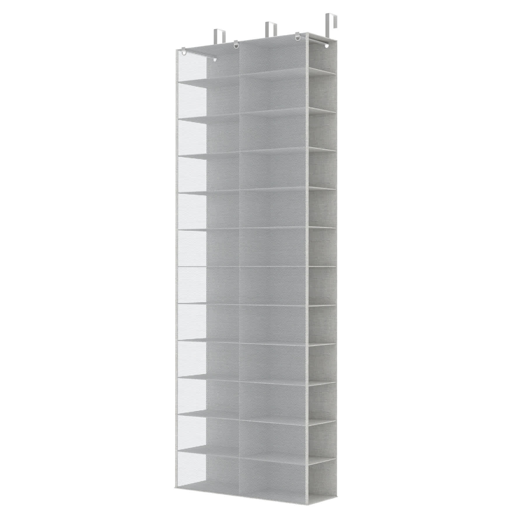 24-Pocket Over The Door Shoe Storage Organizer