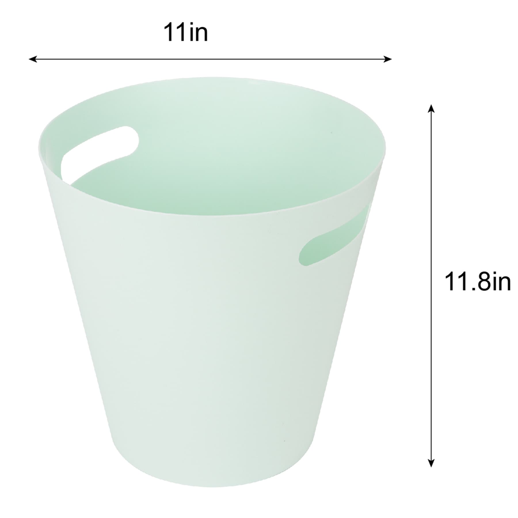 Mint Round Trash Bin, 12l