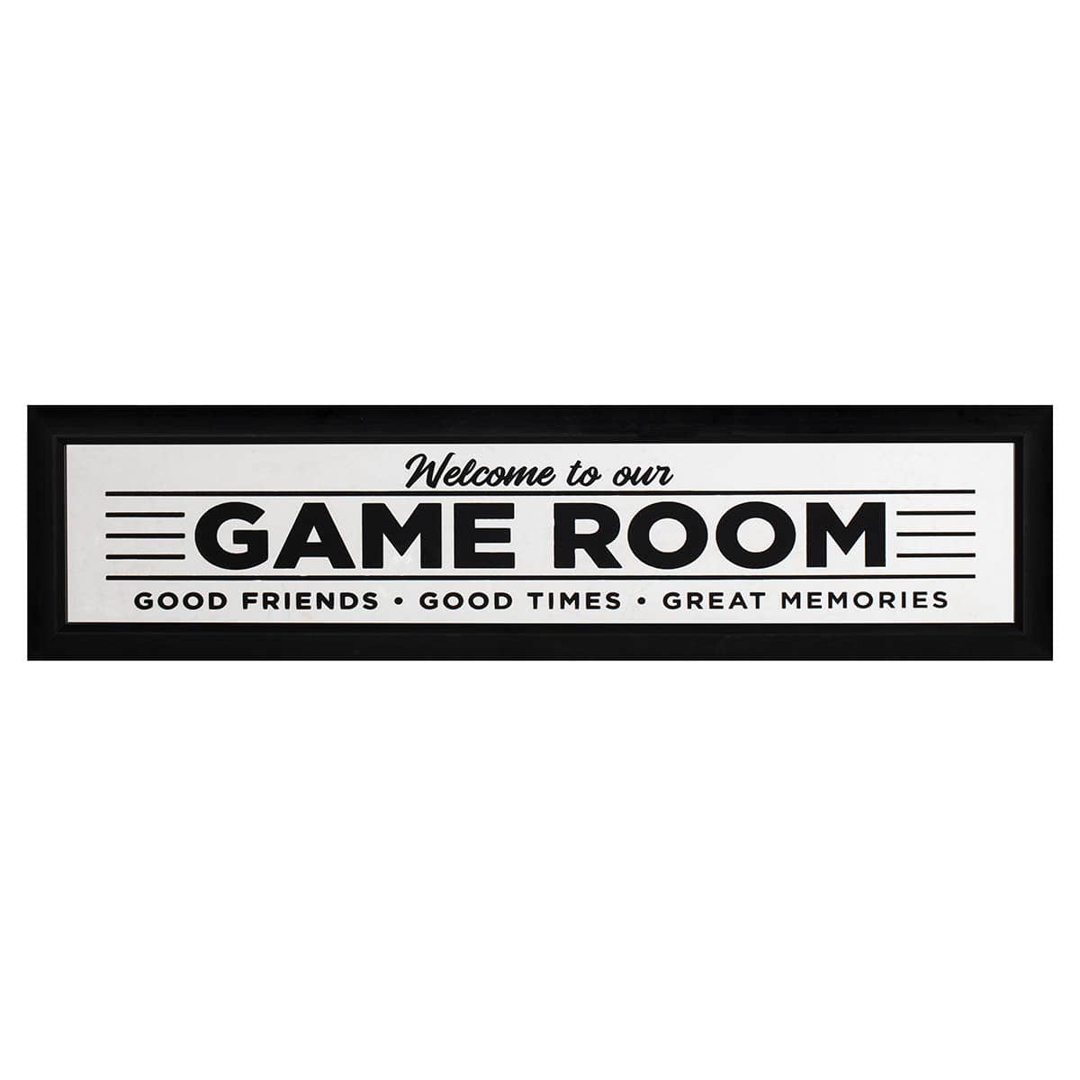 Game Room Printed Mirror, 24x6