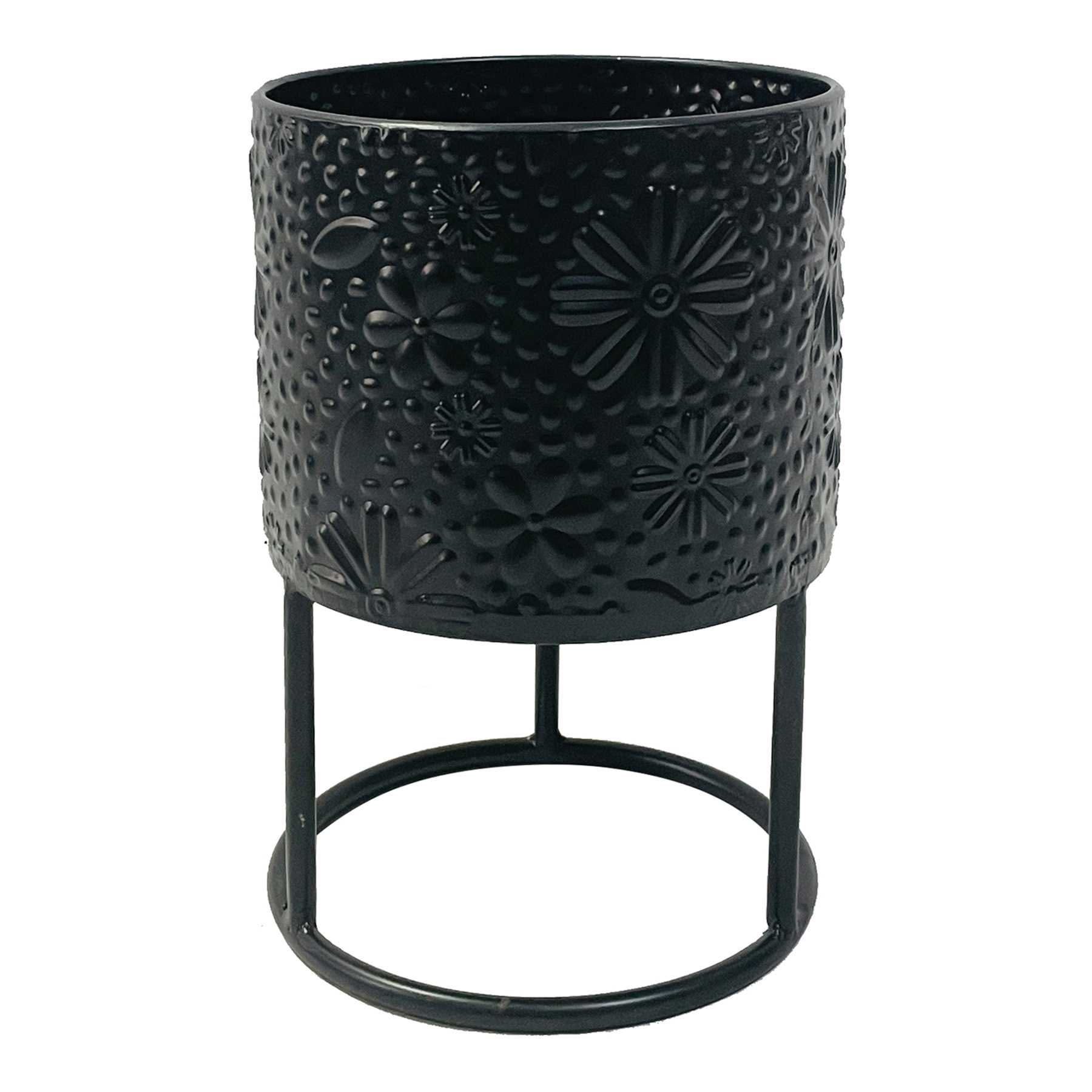 Flower Print Plant Stand, Small