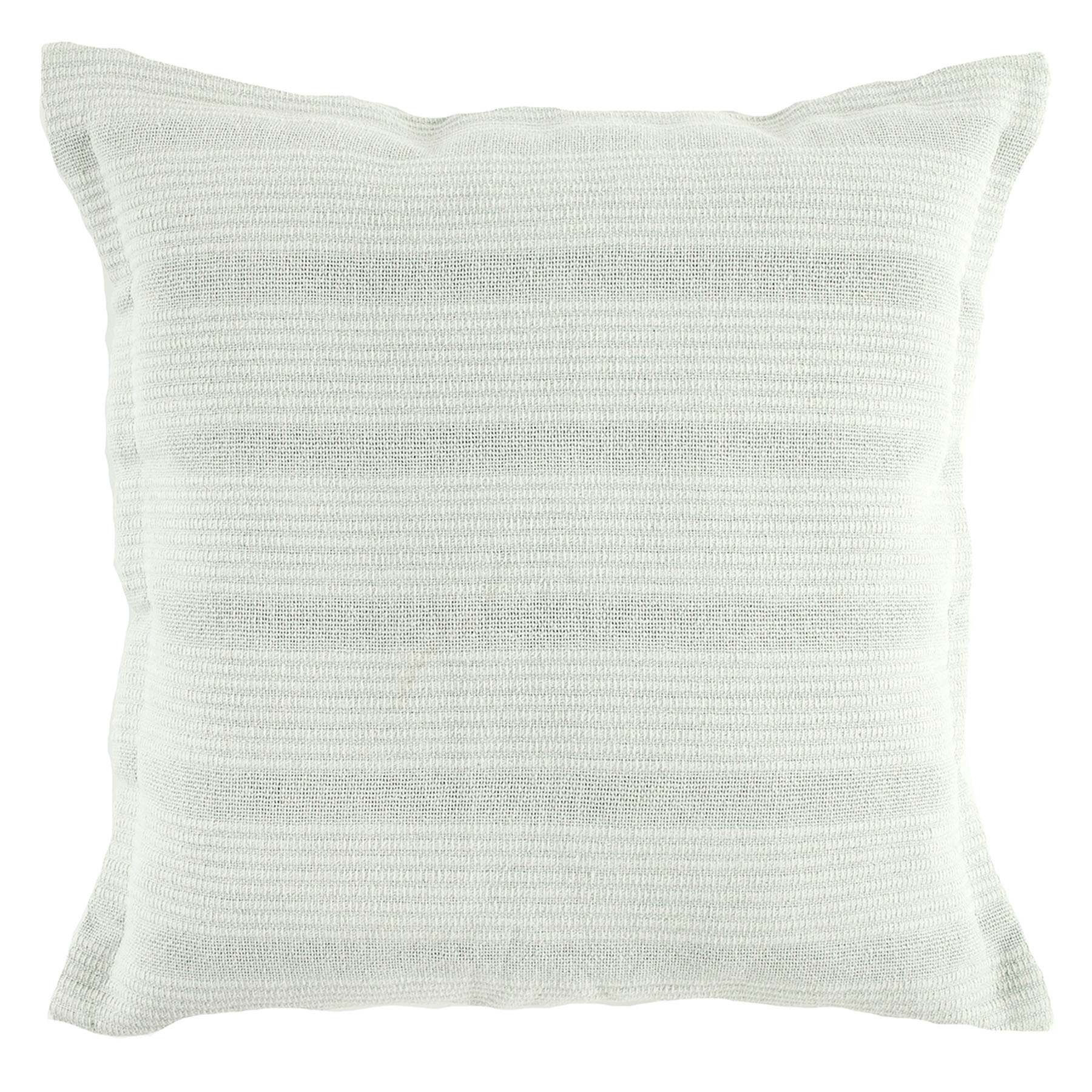 River Grey Ribbed Throw Pillow, 20"