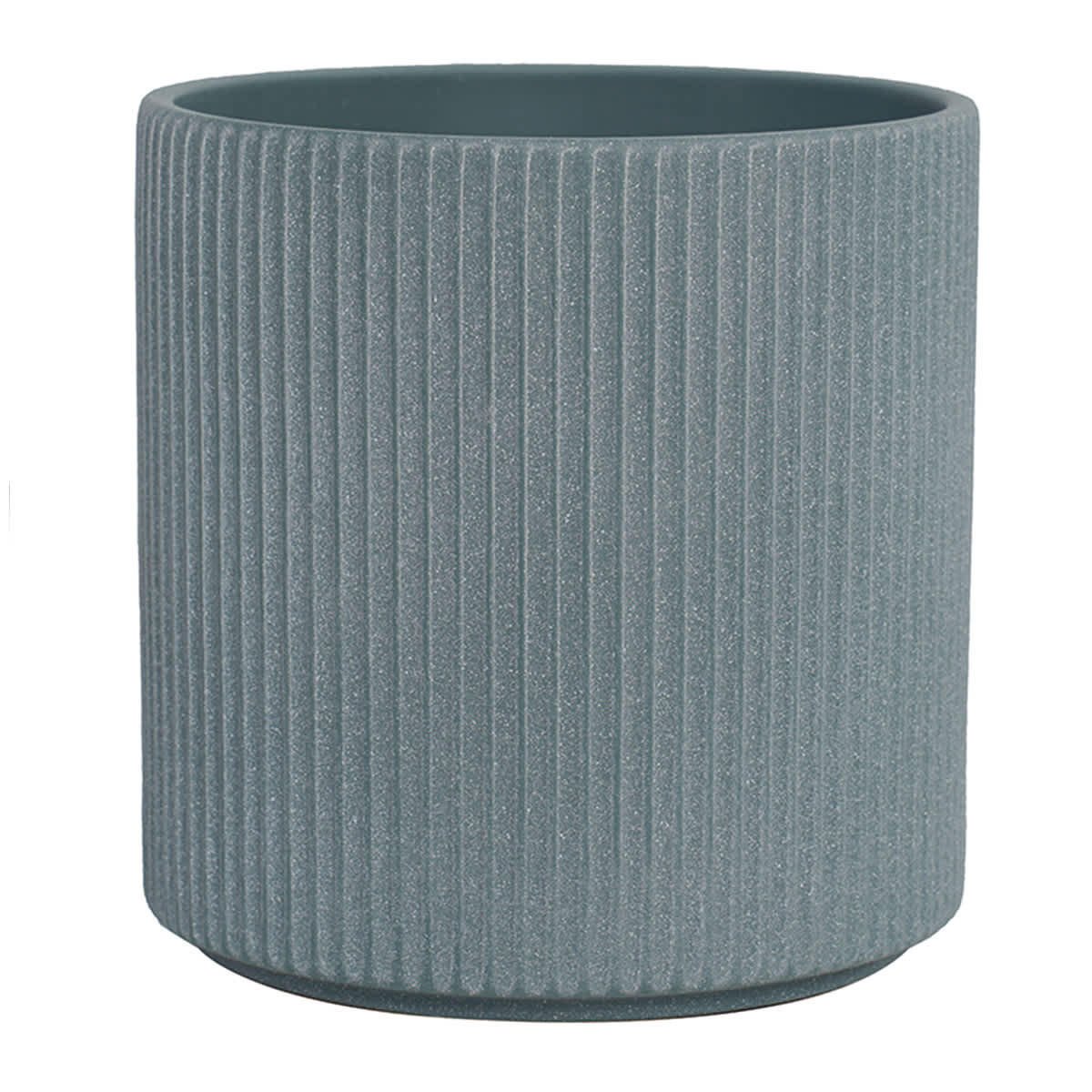 Indoor Zeb Blue Matte Pot, Small