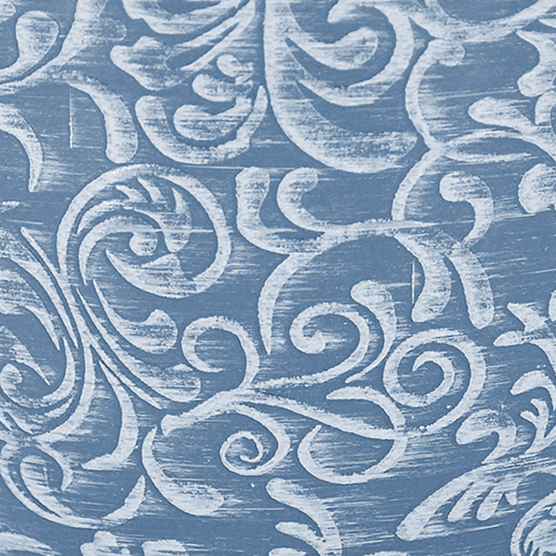 Providence Blue & White Scroll Planter, 7"
