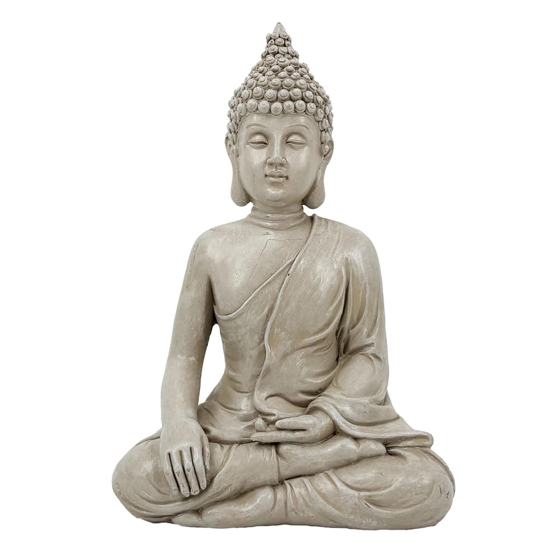 Found & Fable Resin Buddha, 8"