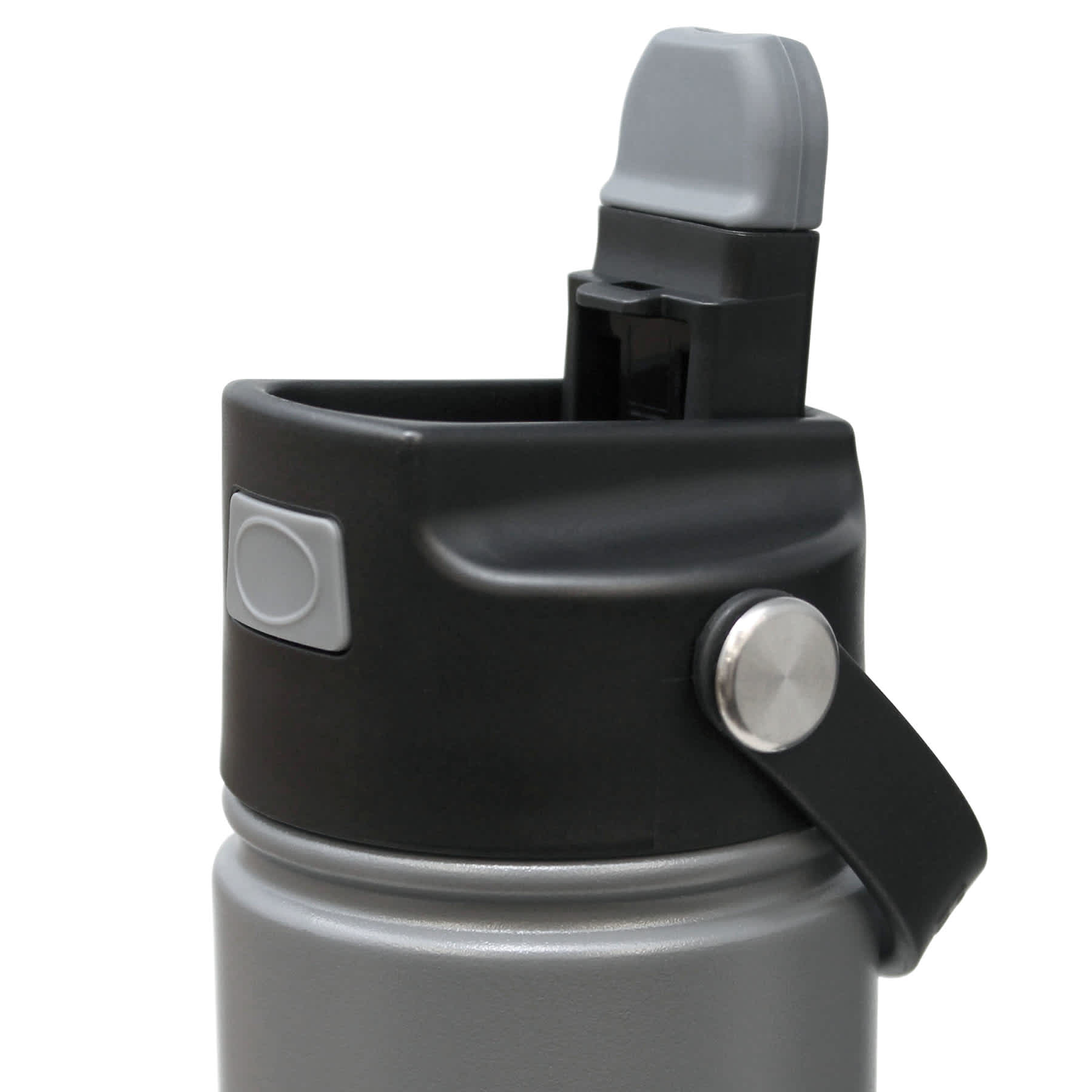 Hydraflow Graphite Hybrid Steel Bottle, 17oz