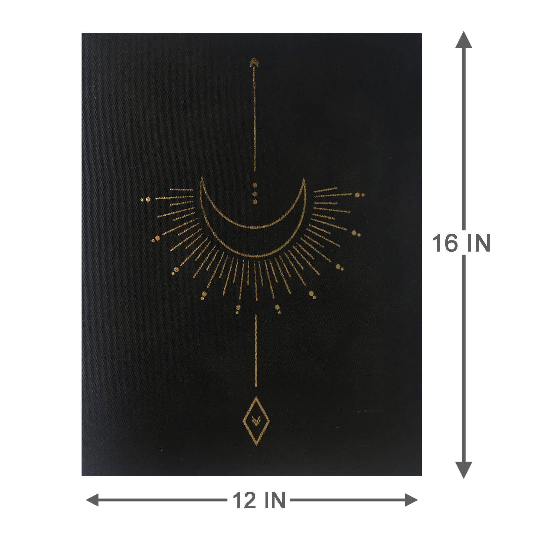 Moon Dance Canvas Wall Art, 12x16