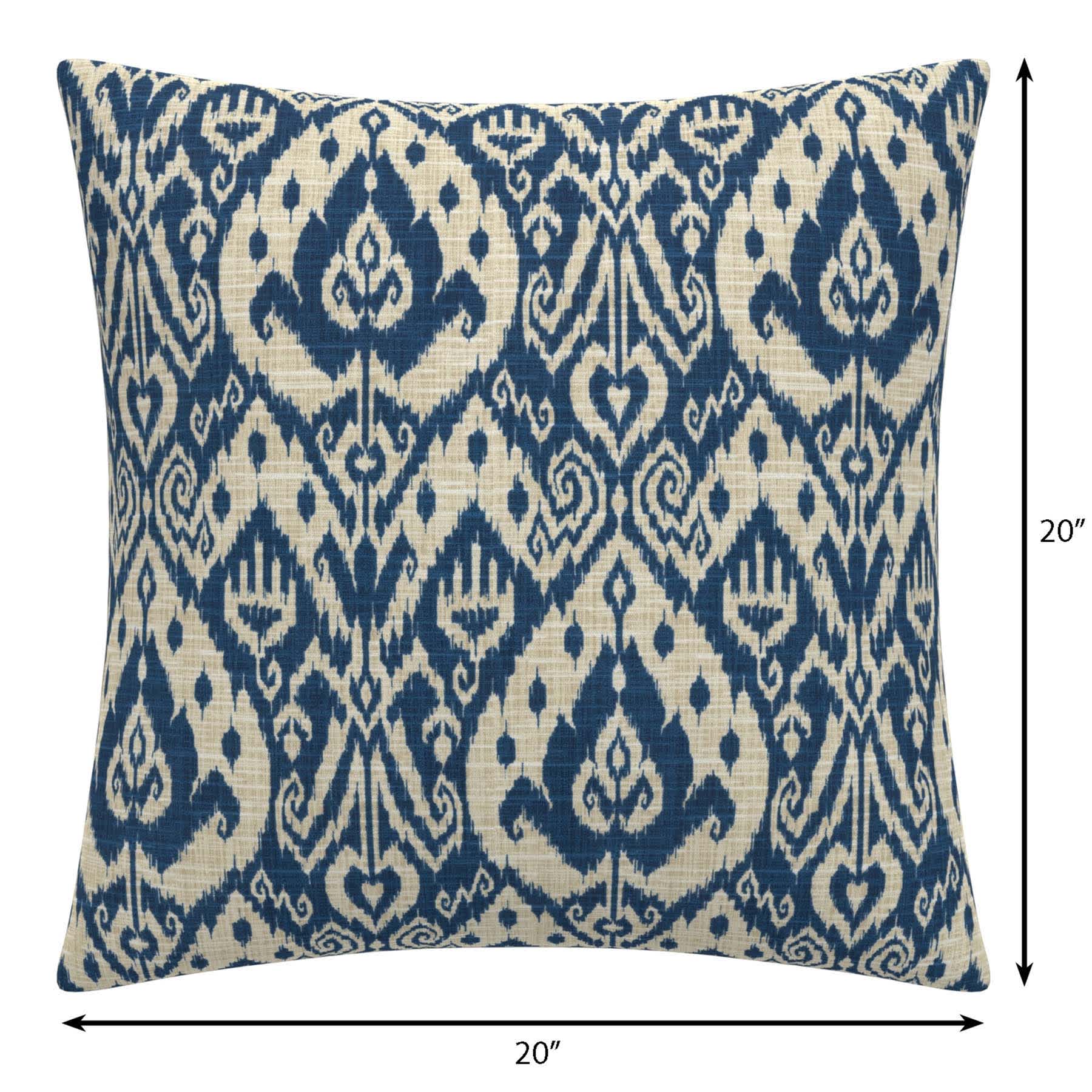 Ashmore Marine Oversized Square Outdoor Throw Pillow, 20"