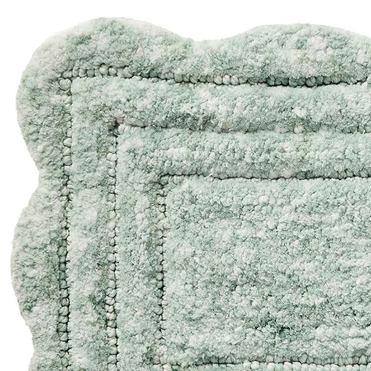 Montgomery Sea Green Bath Rug, 20x30