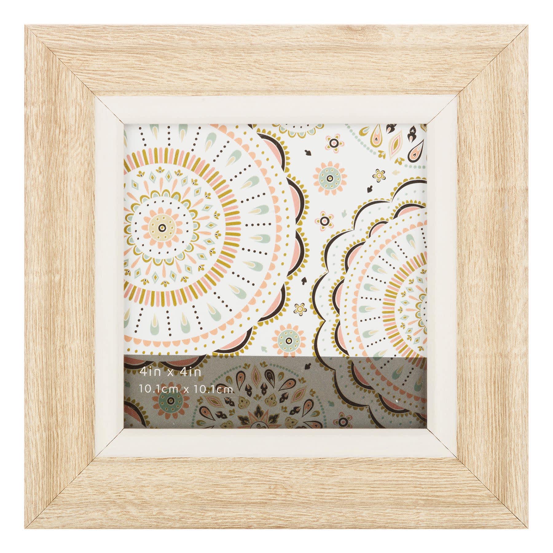 Natural Tabletop Picture Frame, 4"