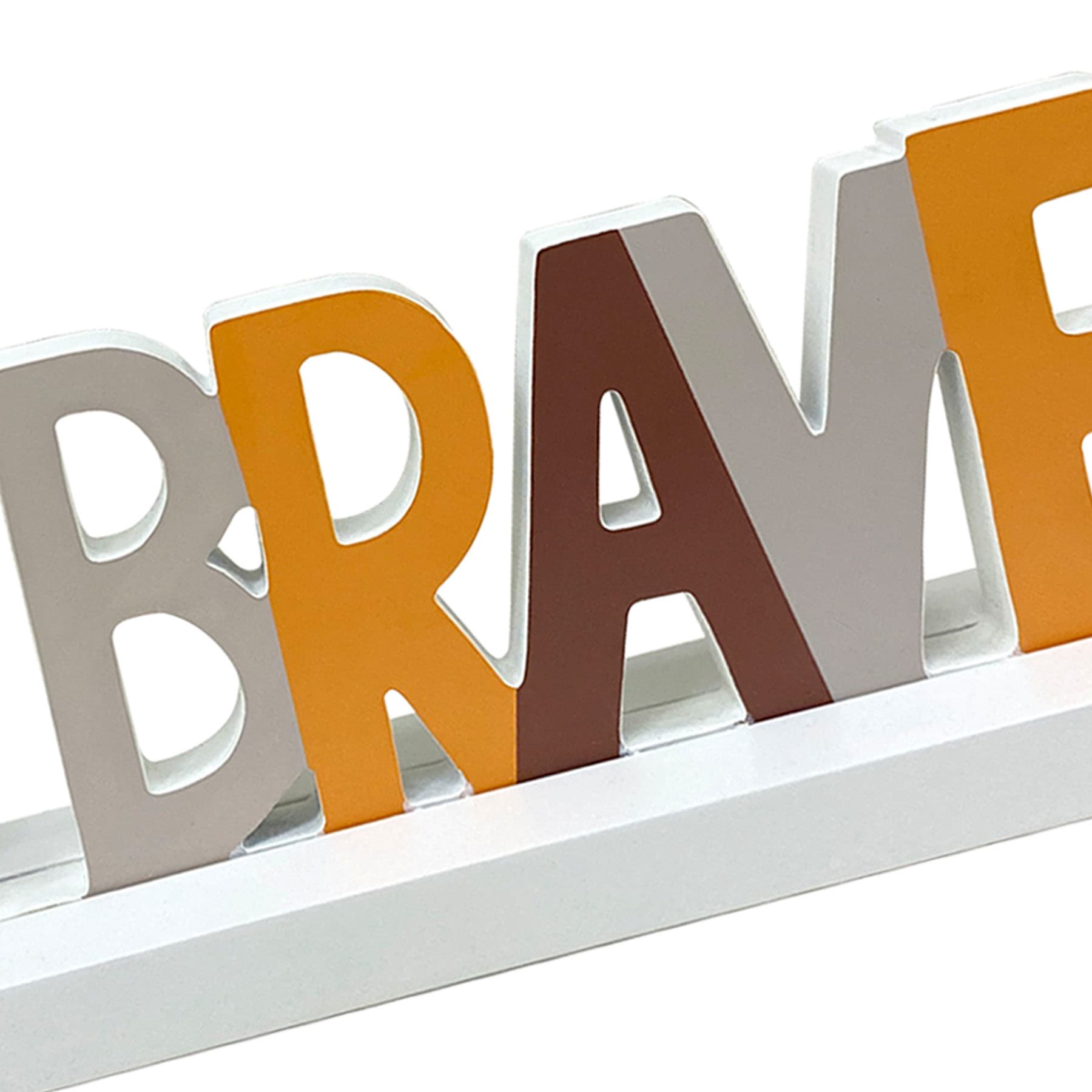 Tiny Dreamers Be Brave Wood Sign, 9.8x3.5