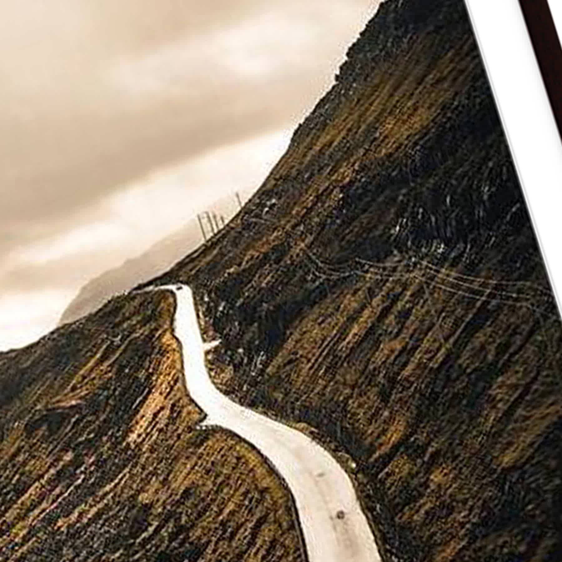 Road Matted Framed Wall Art, 16x20