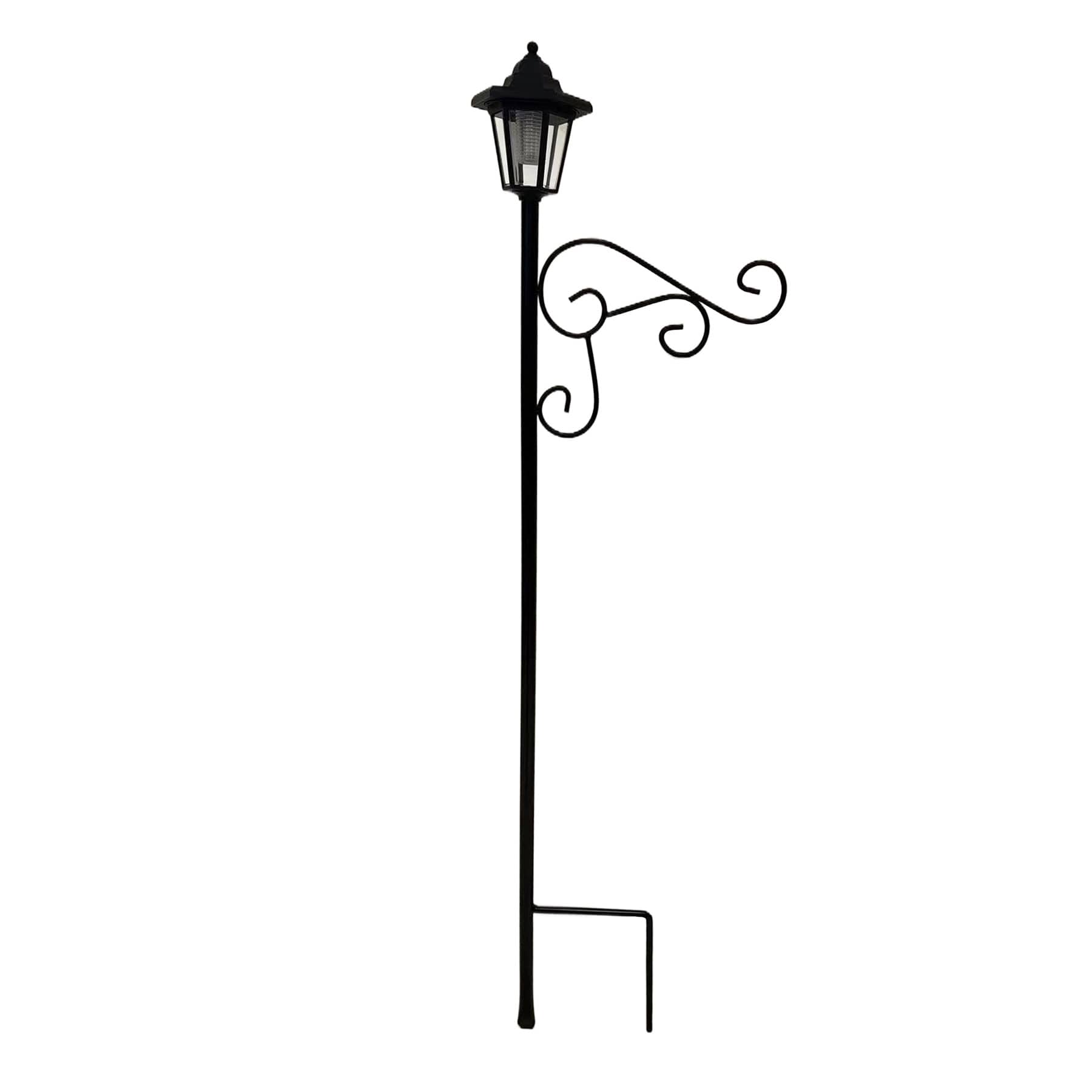 Bronze Metal Solar Outdoor Hook, 48"