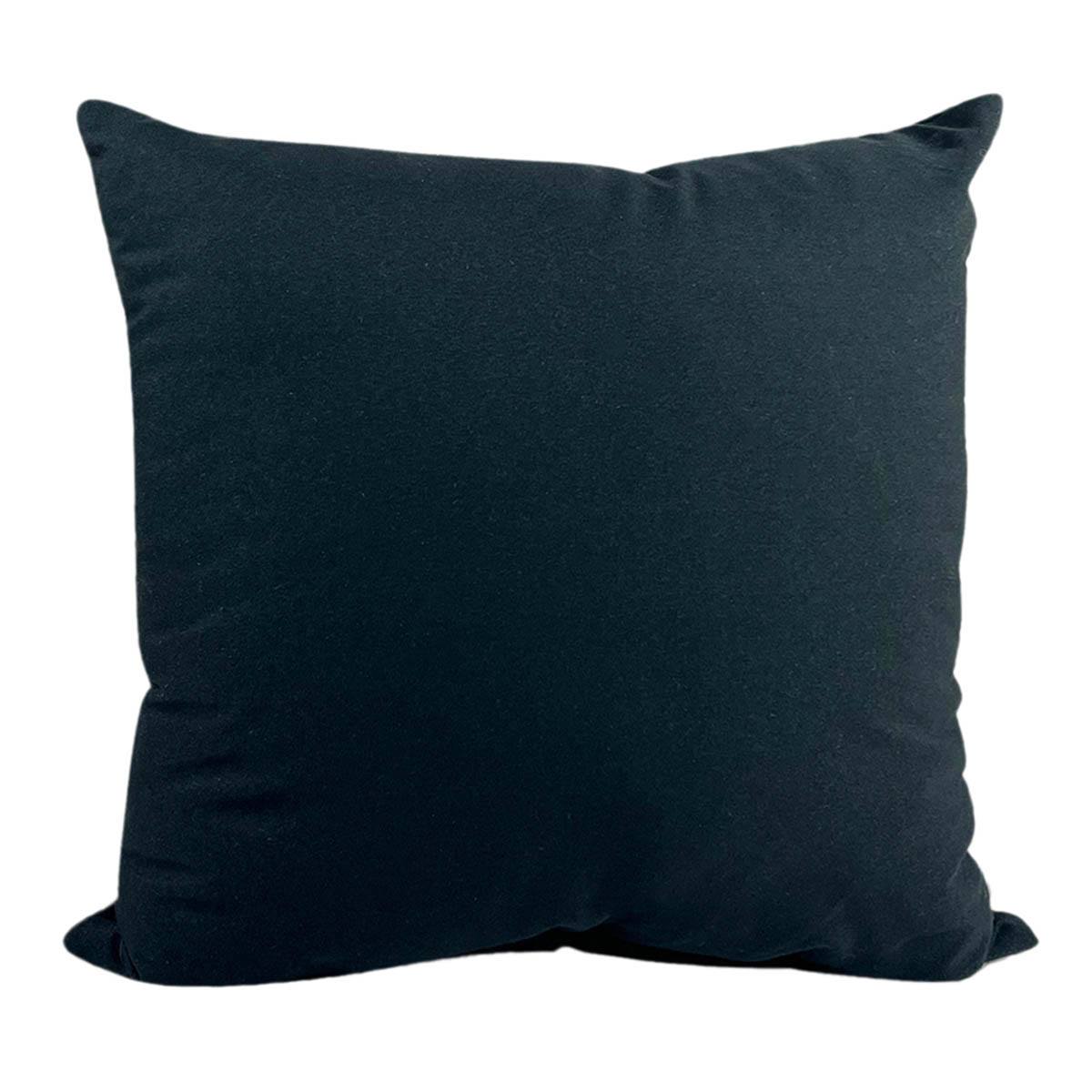 Black Throw Pillow, 18"