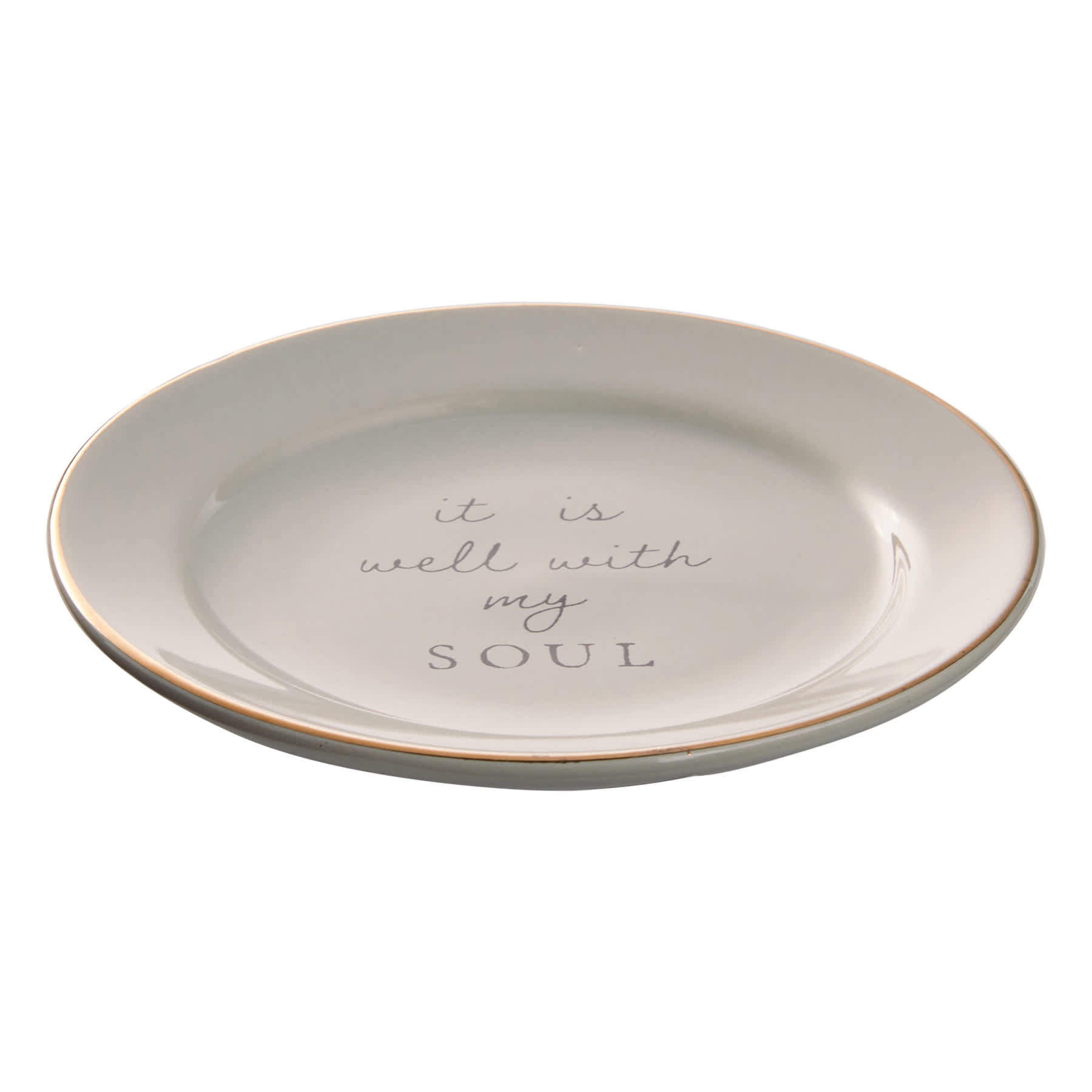 Habitat for Humanity Well With My Soul Trinket Tray, 4.5"